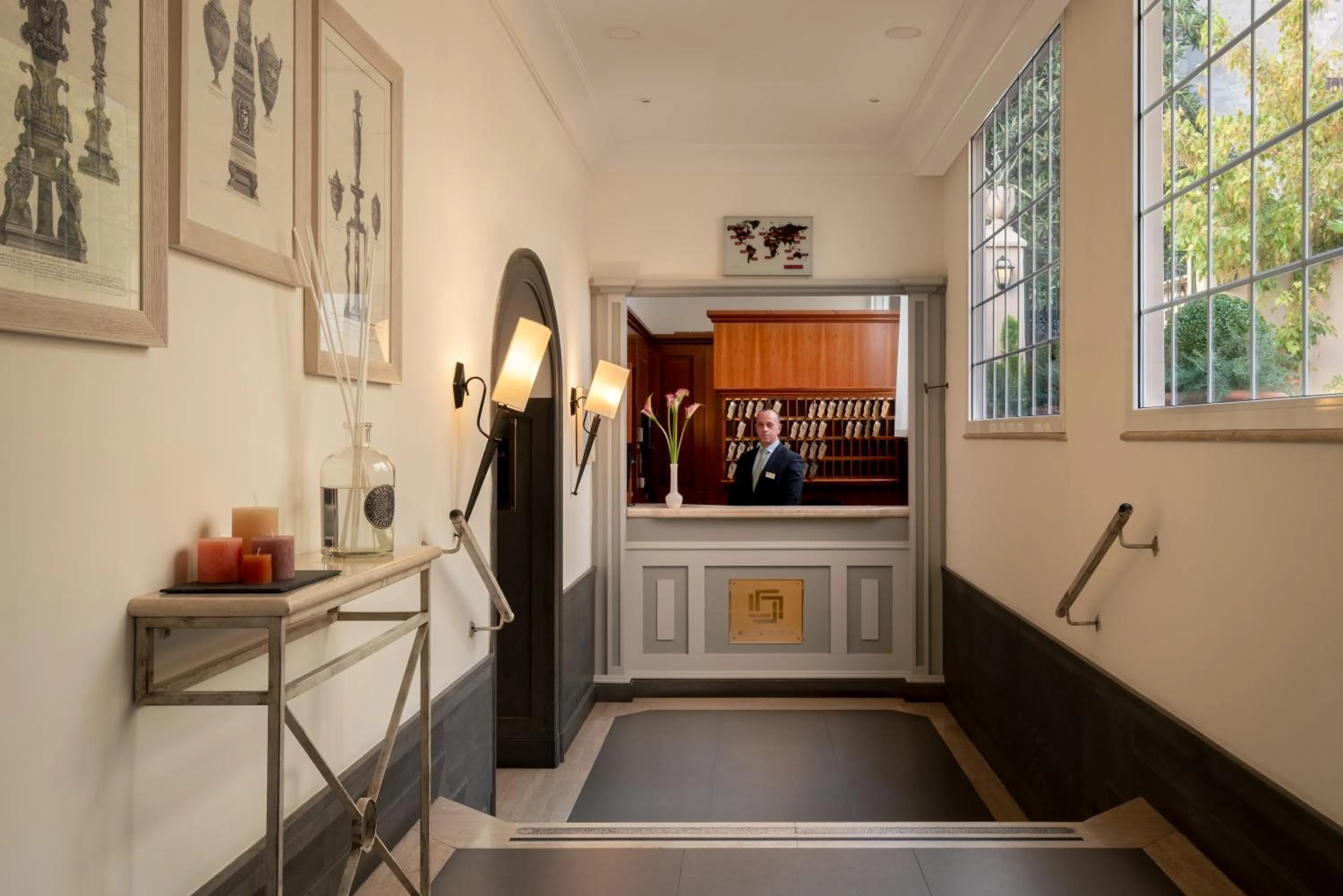 Lobby or reception in Hotel Villa Glori