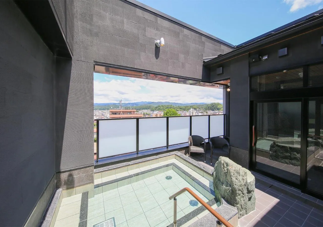 Open Air Bath in Hotel and Spa Gift TAKAYAMA