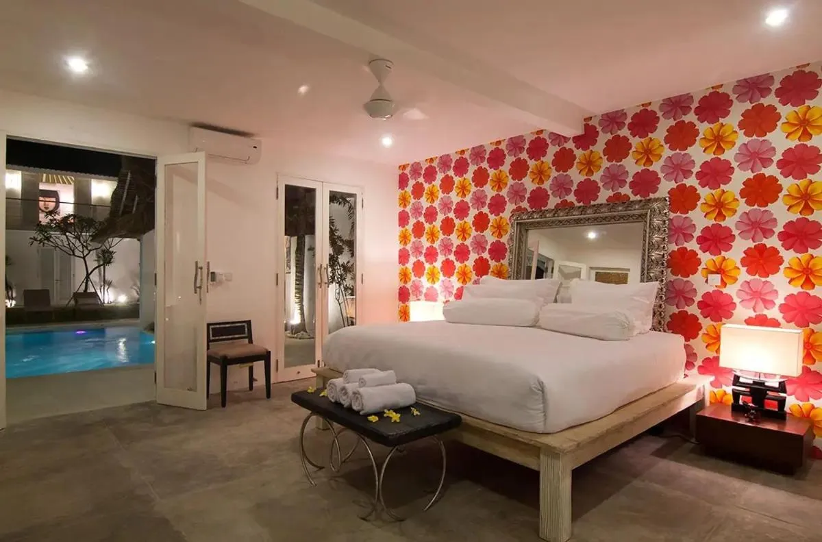 Bedroom, Bed in Villa Seminyak 6 Bedrooms