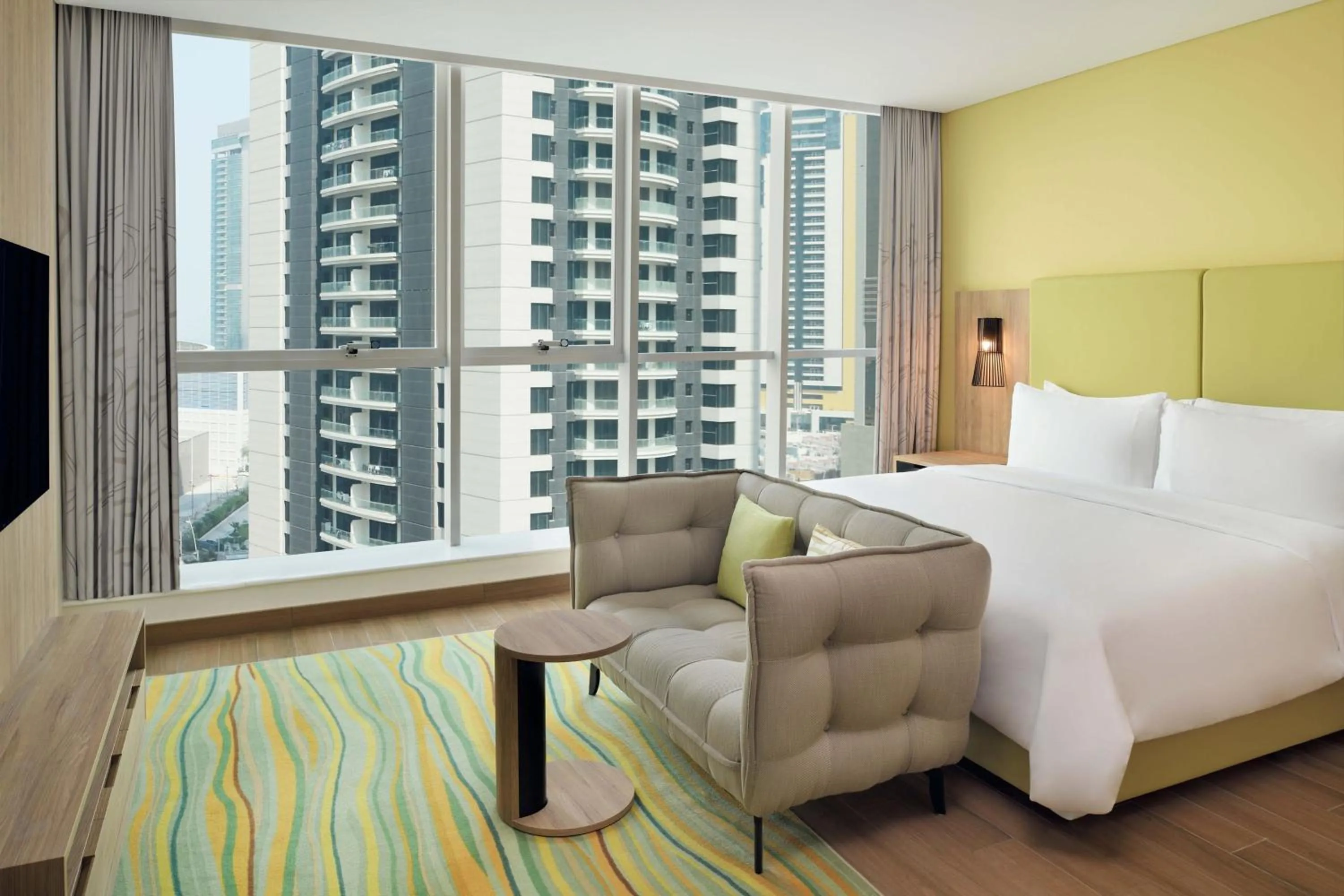 Photo of the whole room, Bed in Element by Westin City Center Doha