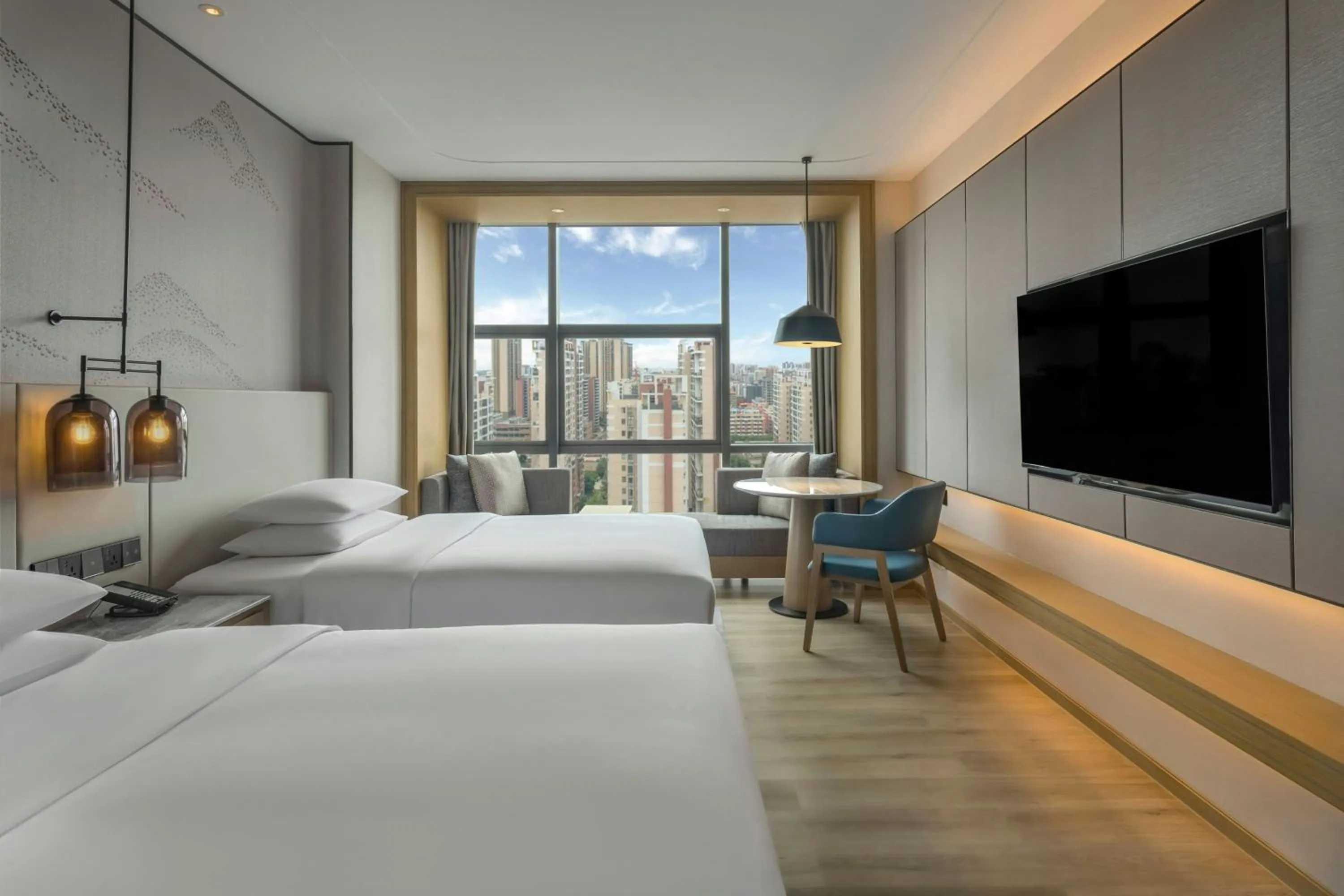 Photo of the whole room, Bed in Courtyard by Marriott Foshan Gaoming