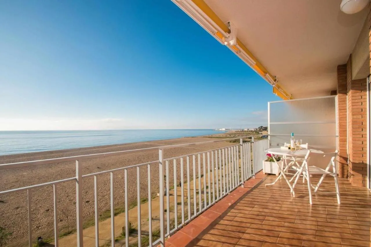 Living room in Maresme Beach Apartment