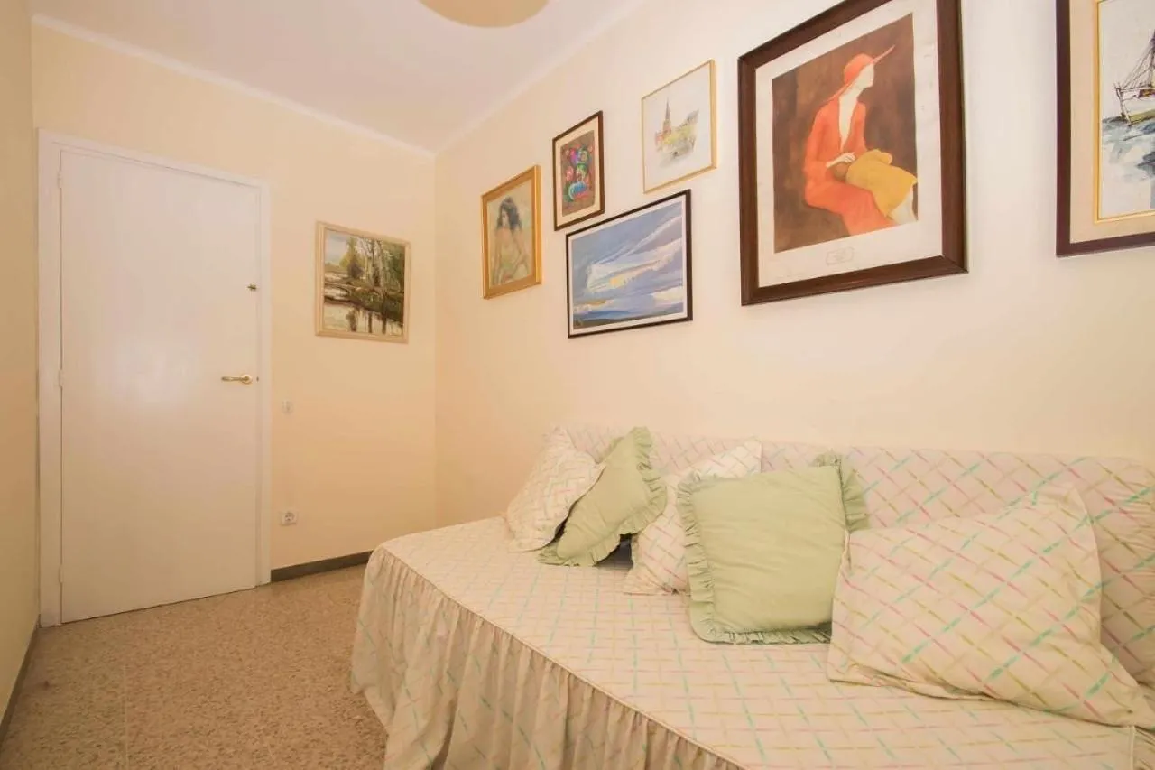 Living room in Maresme Beach Apartment