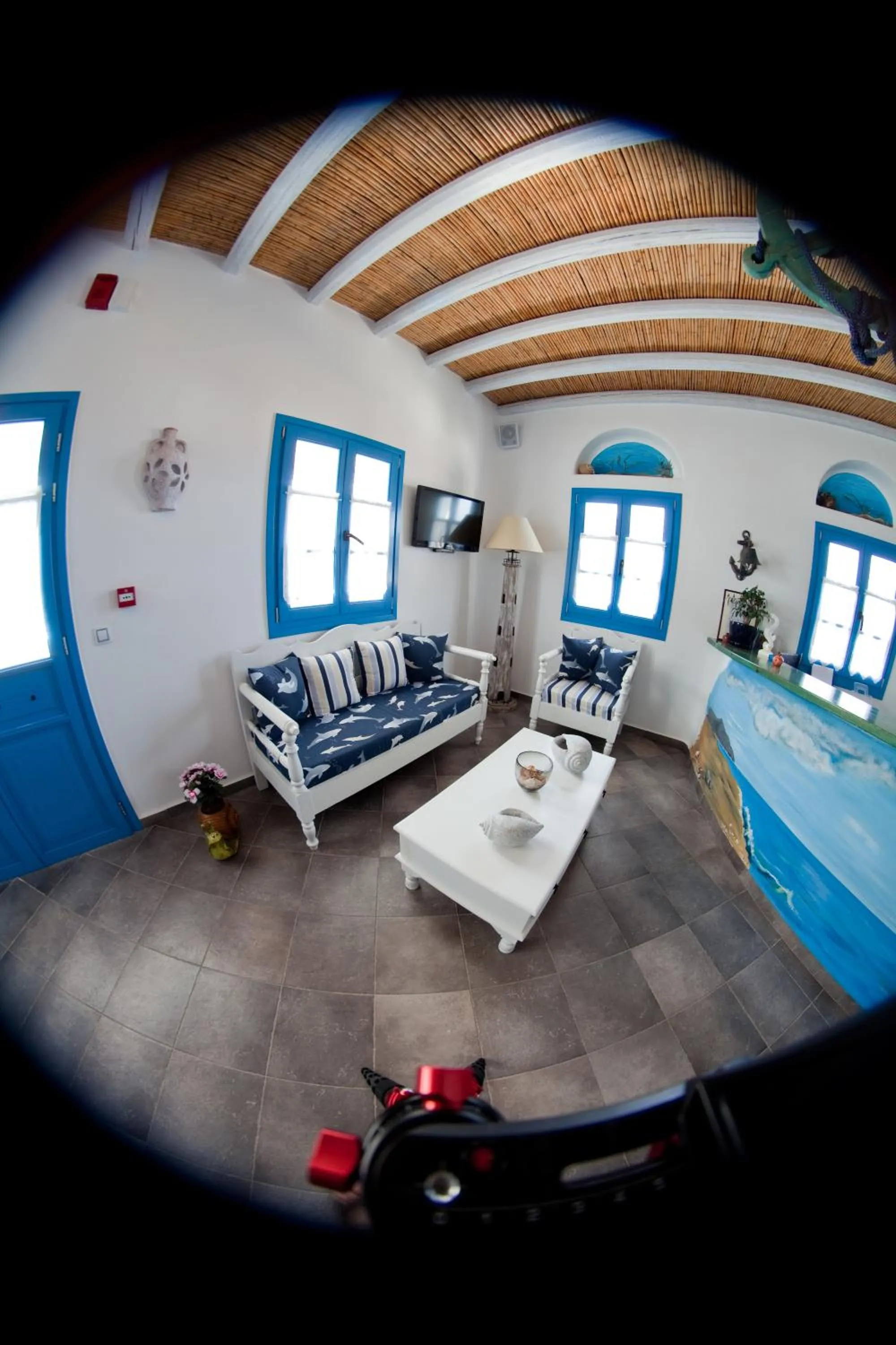 Lobby or reception in Viva Mare Foinikounta