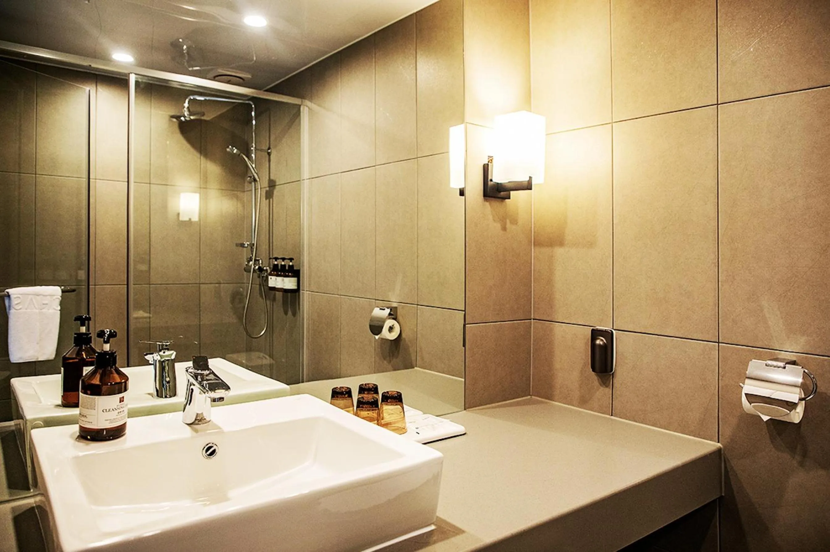 Bathroom in Jeju Pureun Hotel