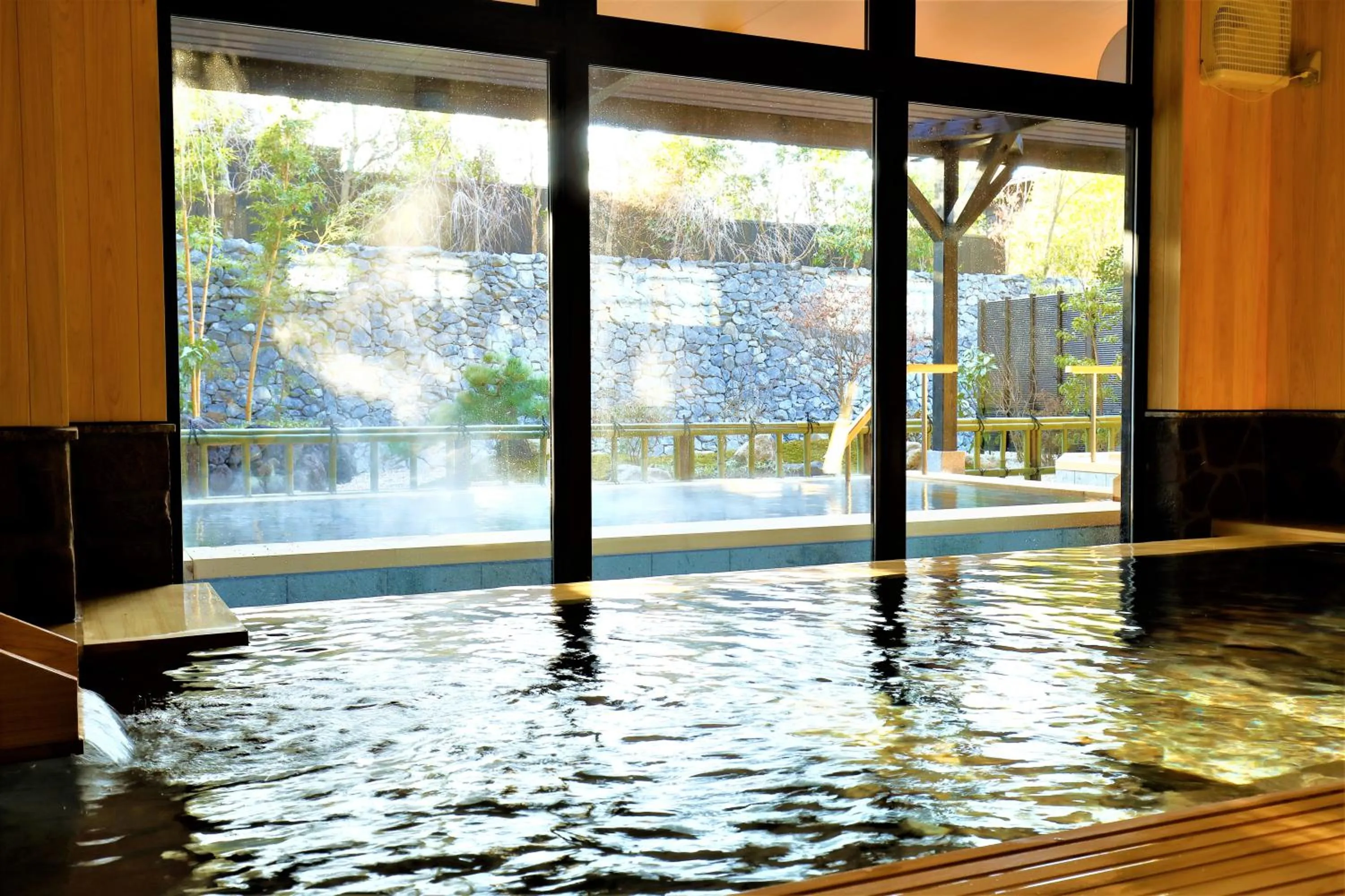Hot Spring Bath in Hotel Morinokaze Hakone Sengokuhara
