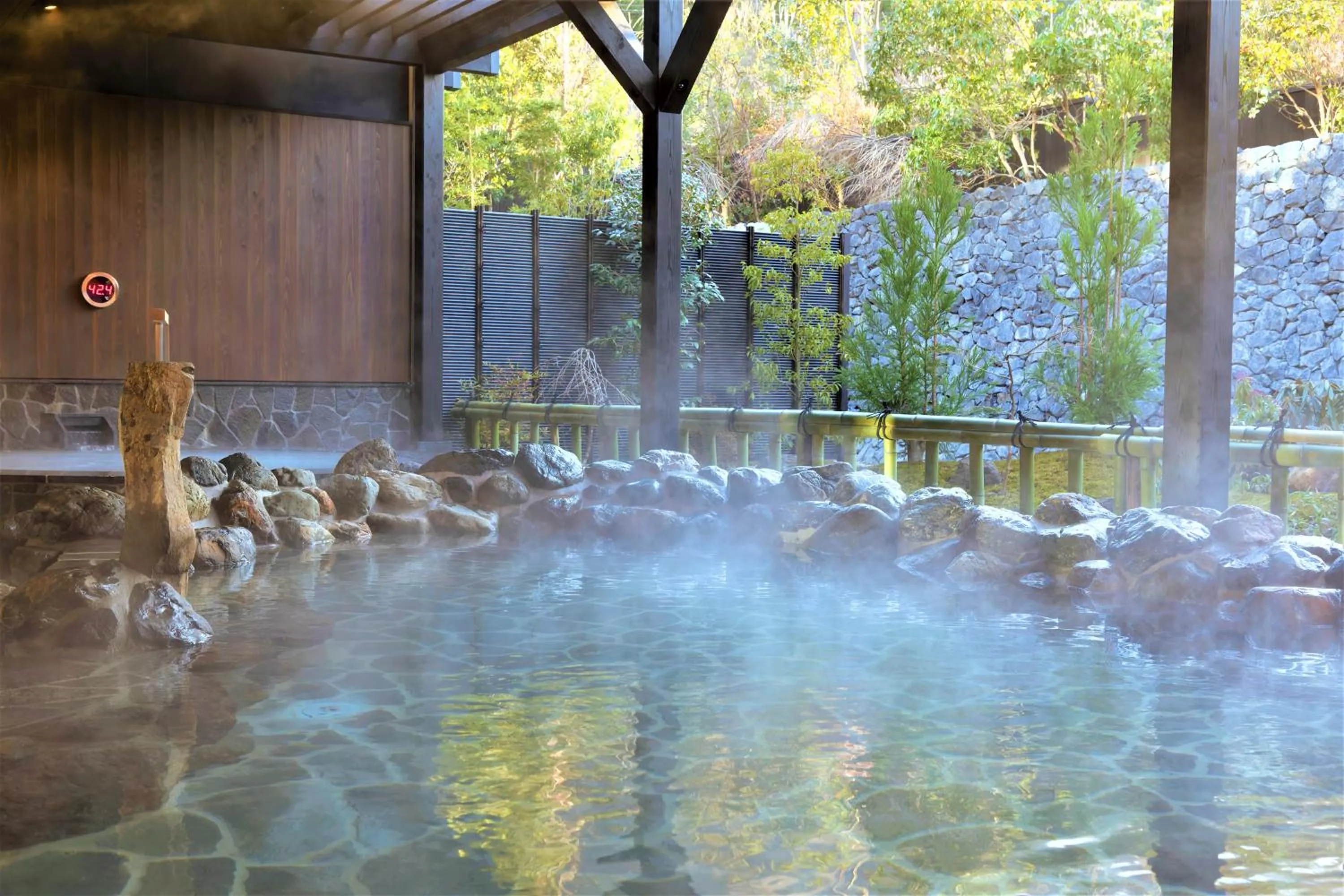 Hot Spring Bath in Hotel Morinokaze Hakone Sengokuhara