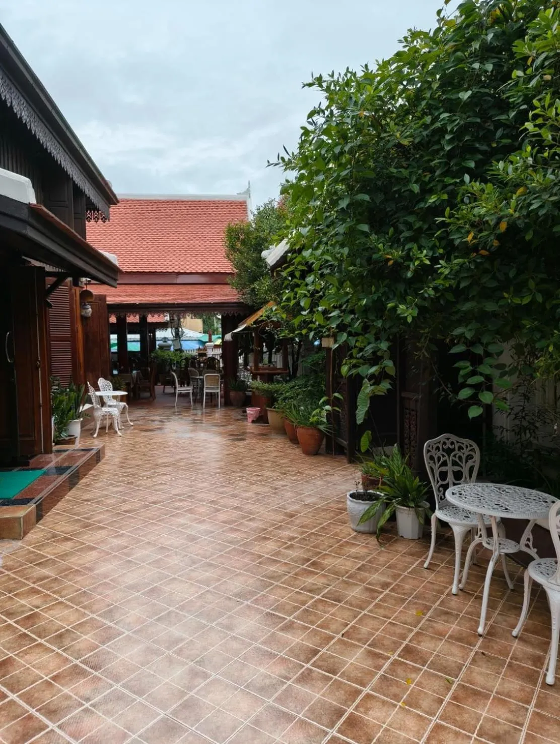 Children play ground in Ananta Hotel Luangprabang