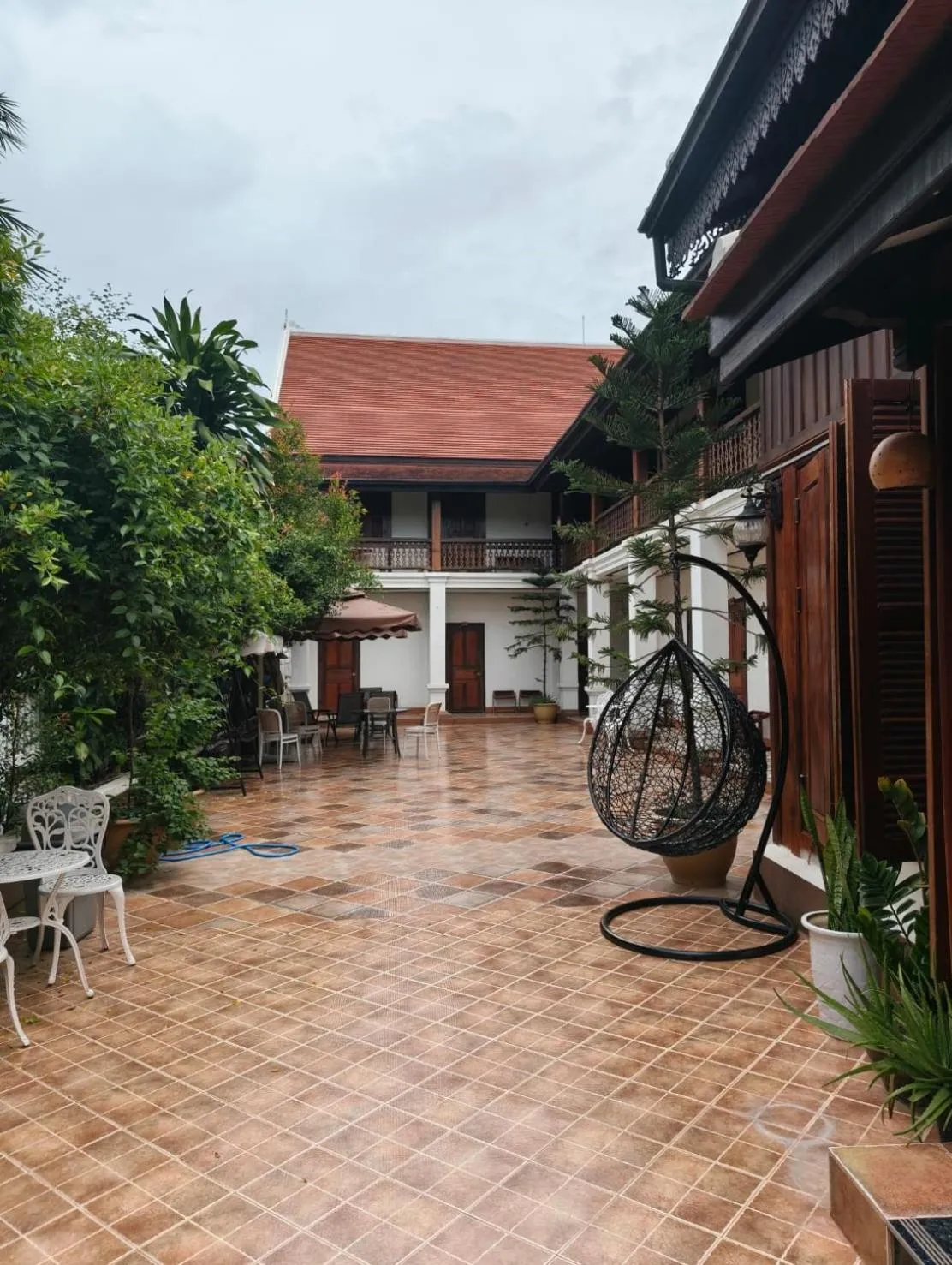 Children play ground in Ananta Hotel Luangprabang