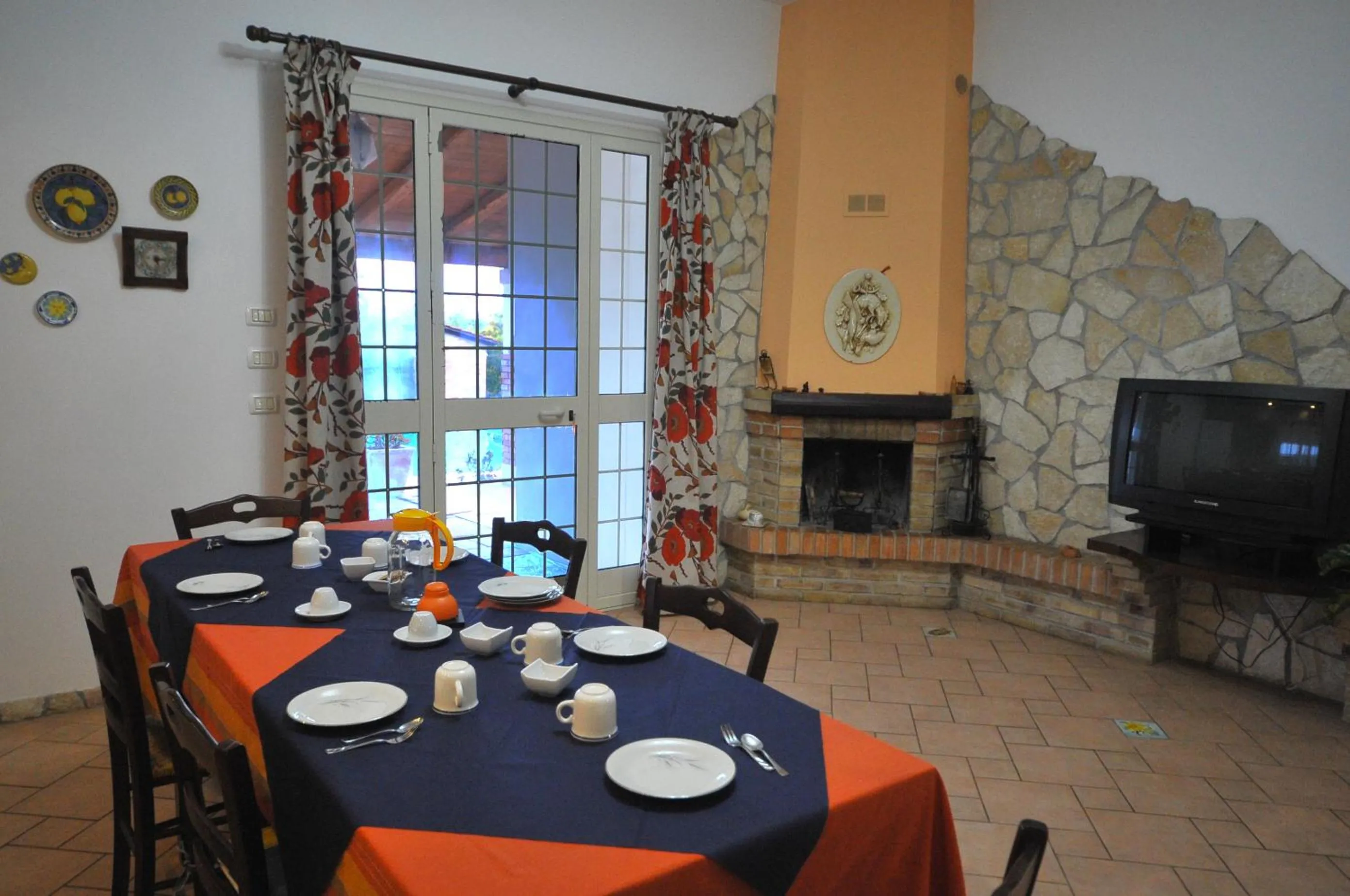 Communal kitchen in B&B Il Mandorleto Avola