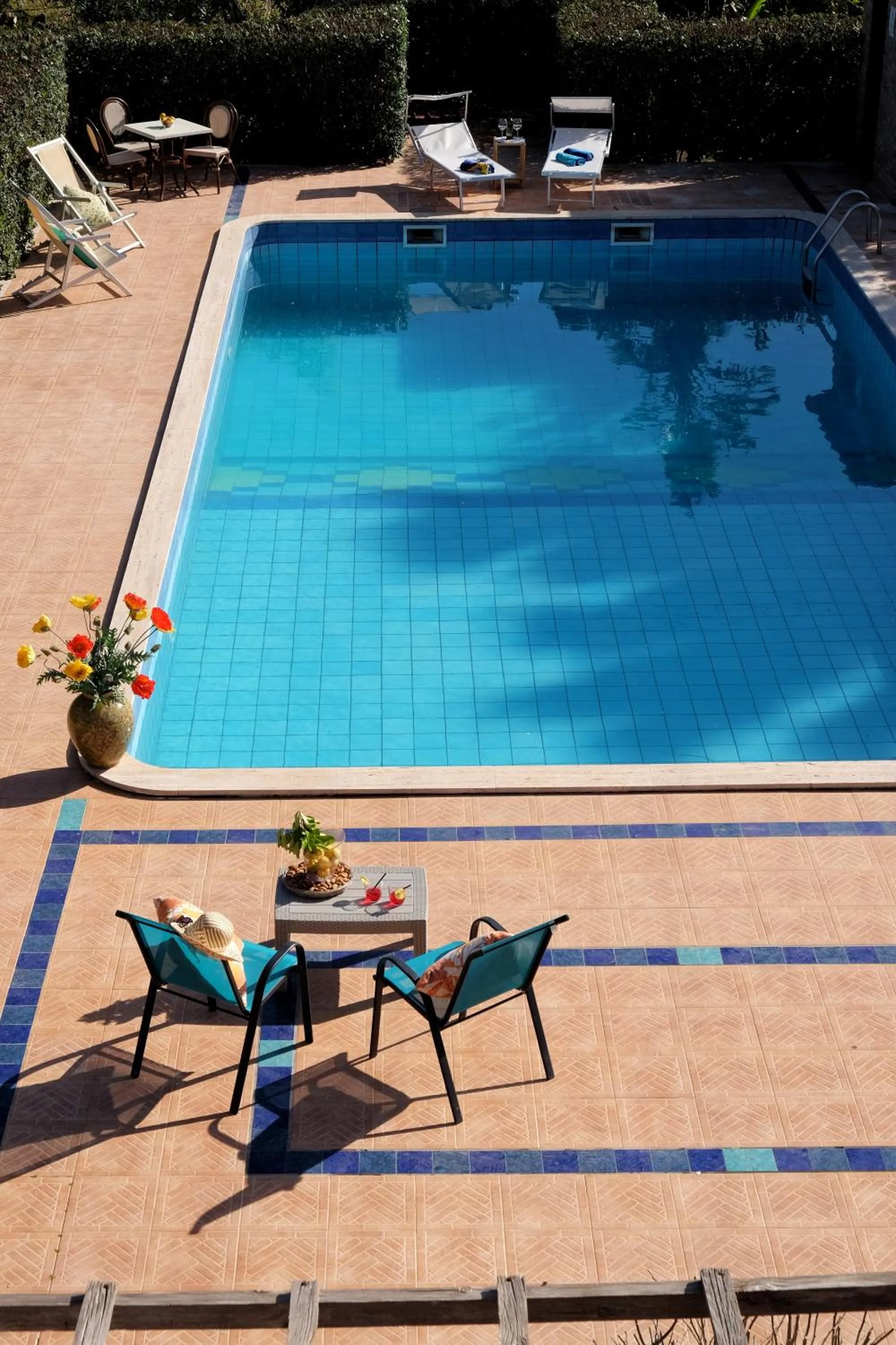 Pool view in B&B Il Mandorleto Avola