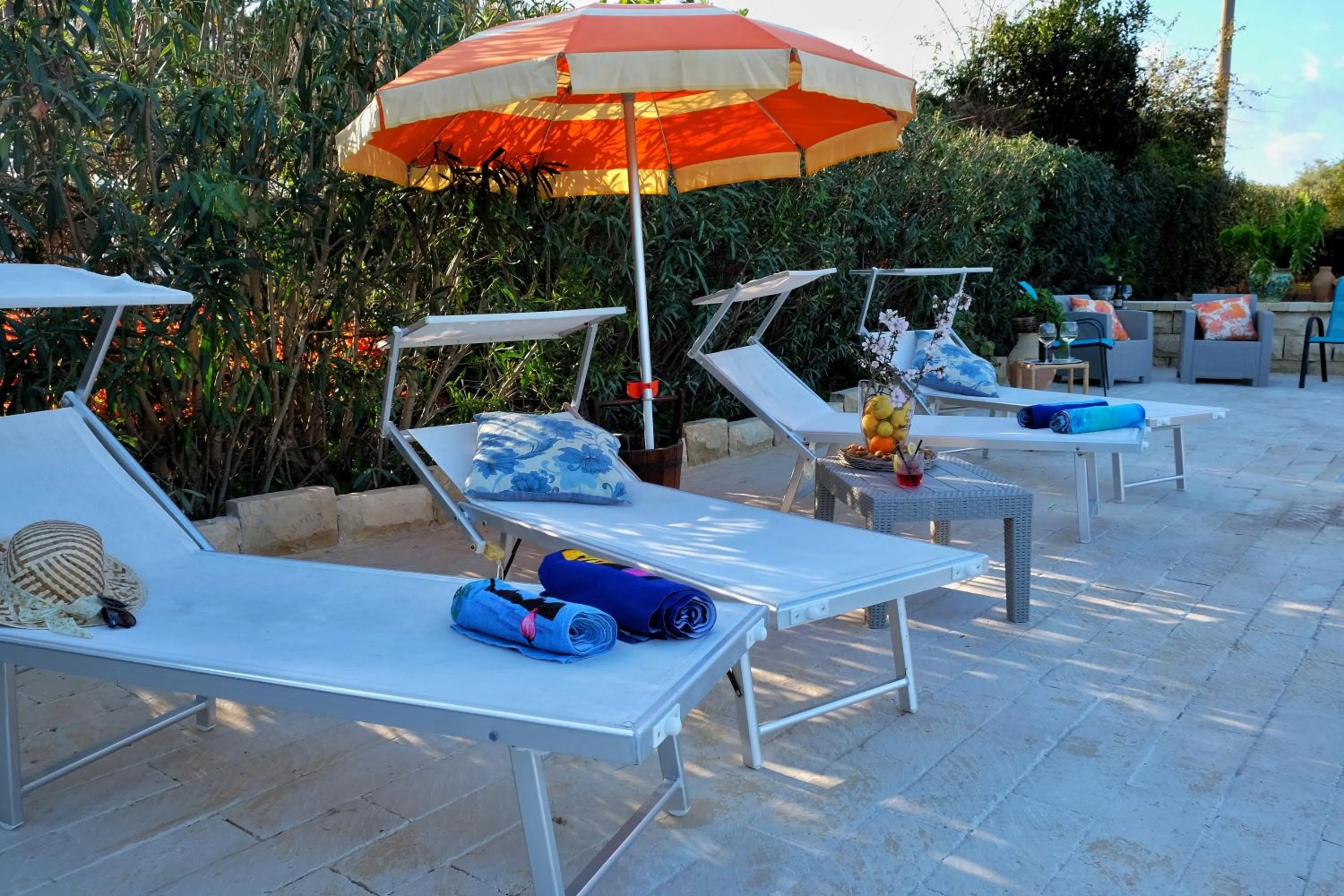 Patio in B&B Il Mandorleto Avola