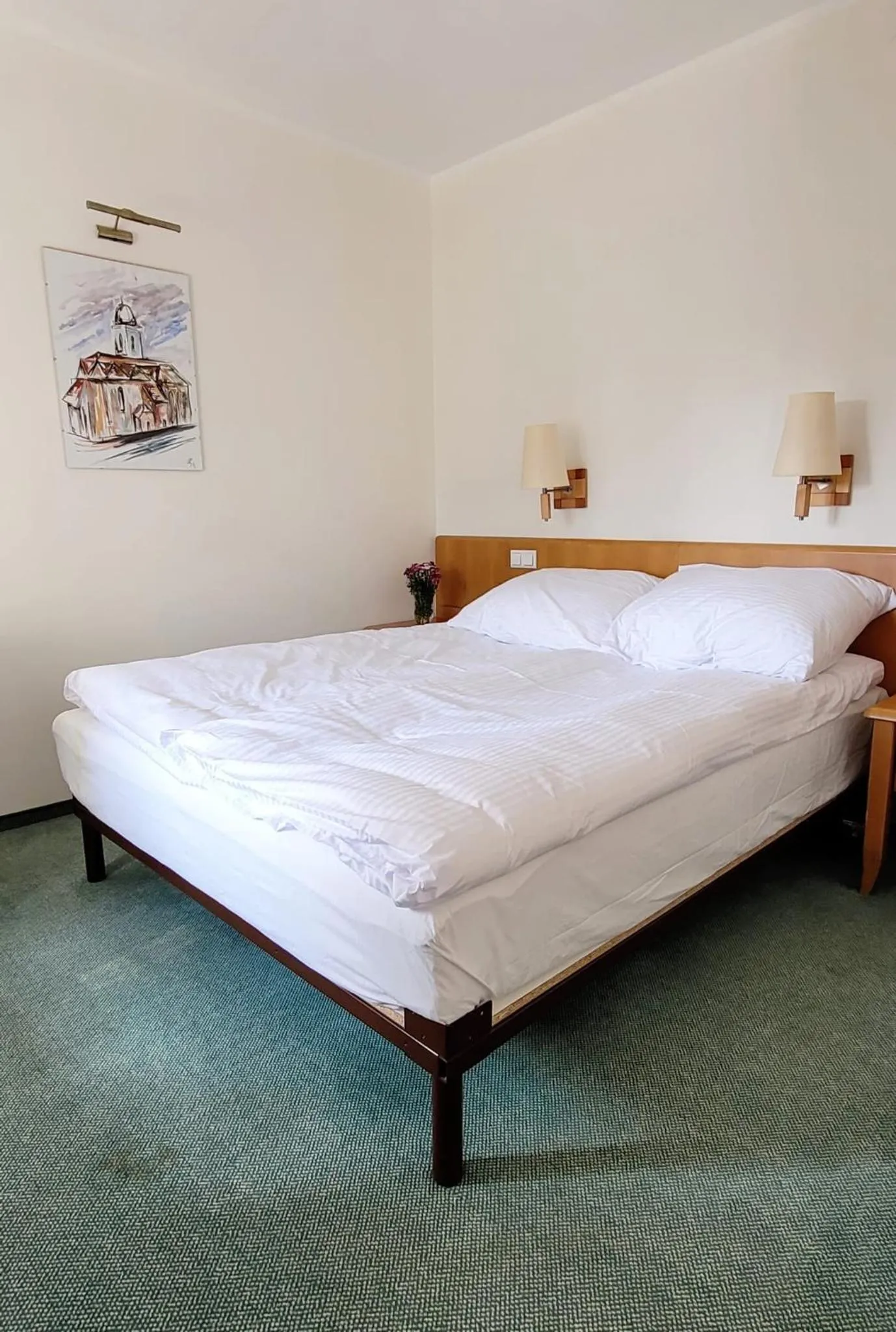 Bed in Hotel Zajazd Kultury, dawniej Pocztowy