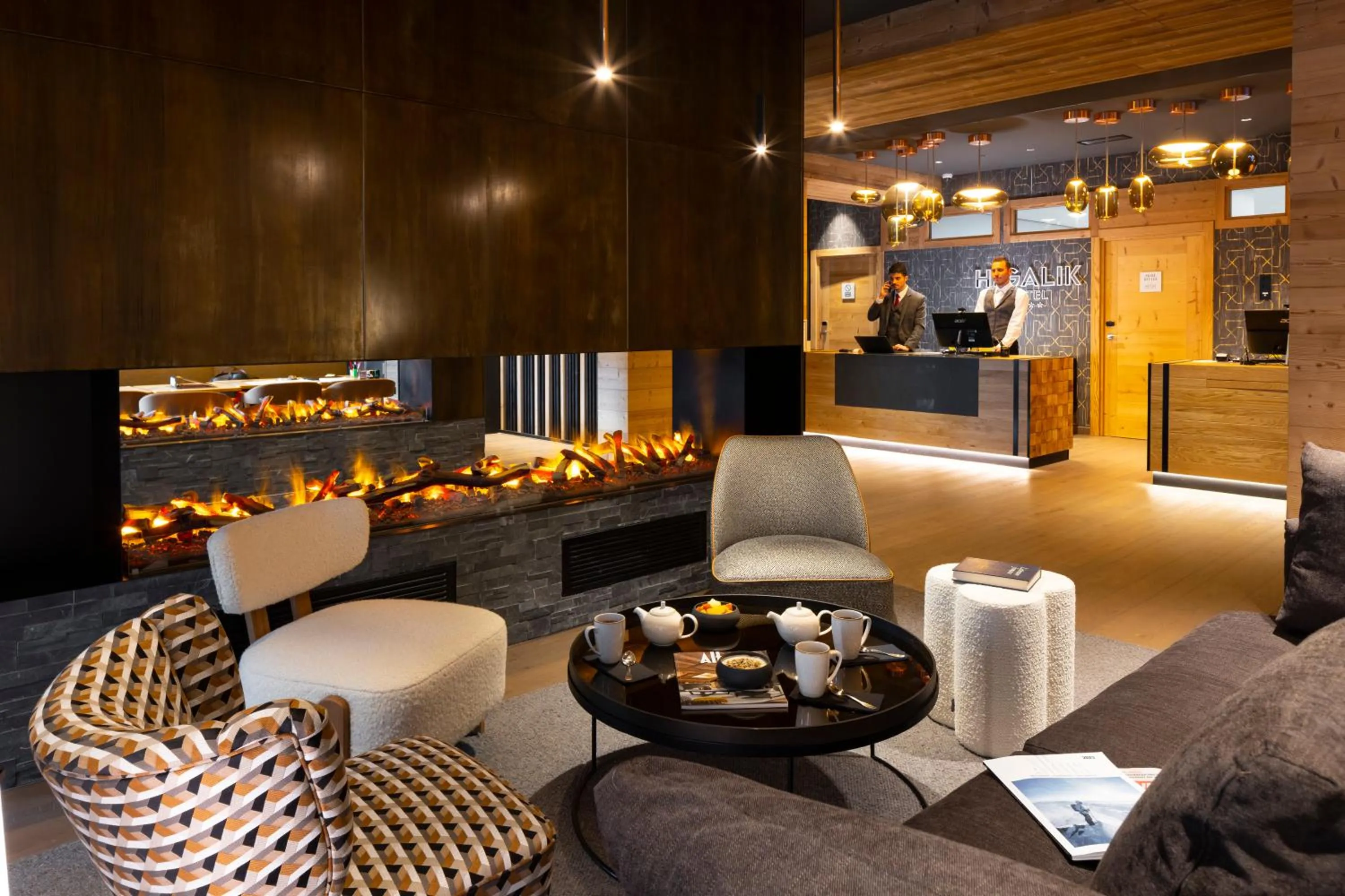 Lobby or reception in HIGALIK HOTEL