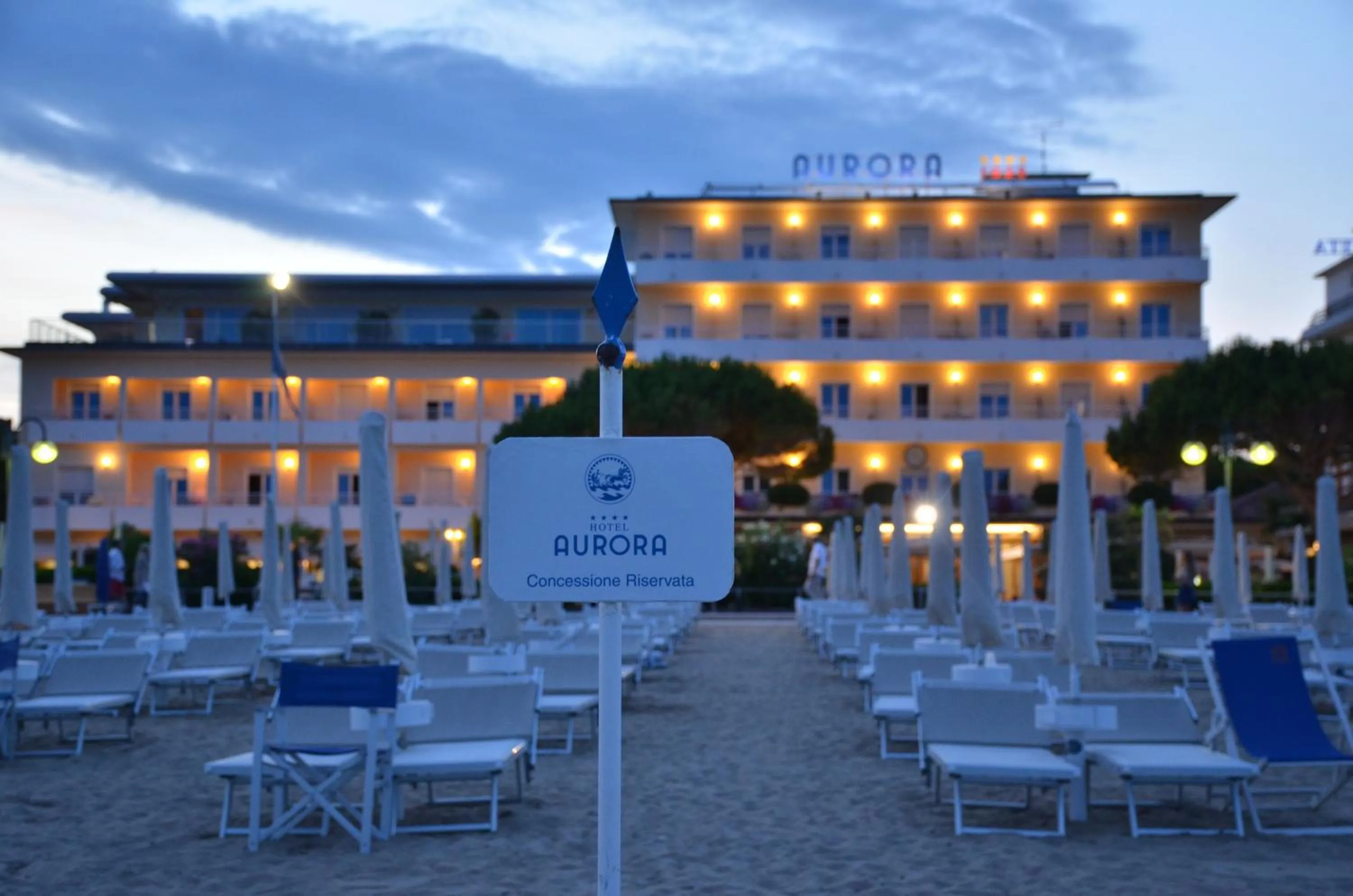Facade/entrance in Hotel Aurora