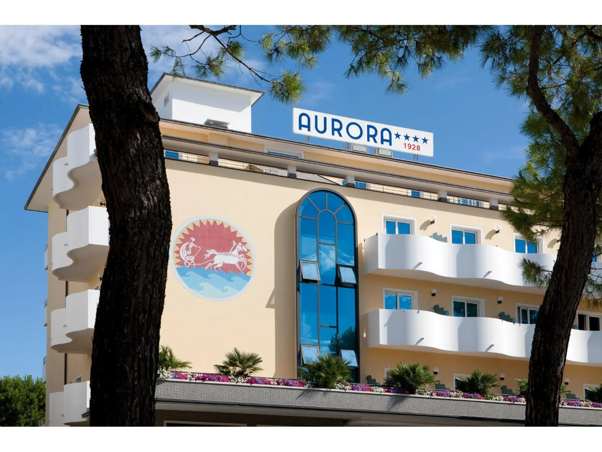 Facade/entrance in Hotel Aurora