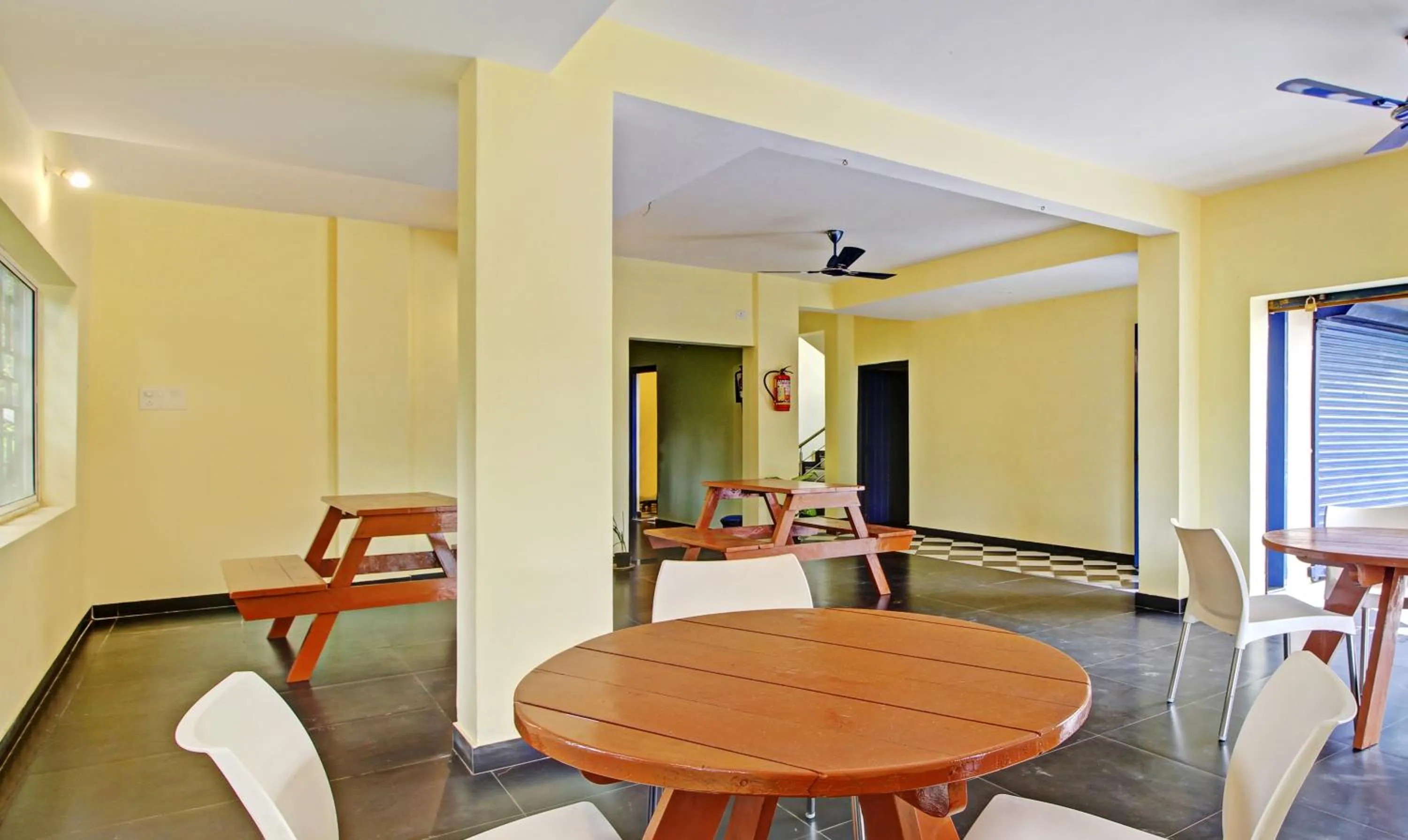 Dining area in Blue Door