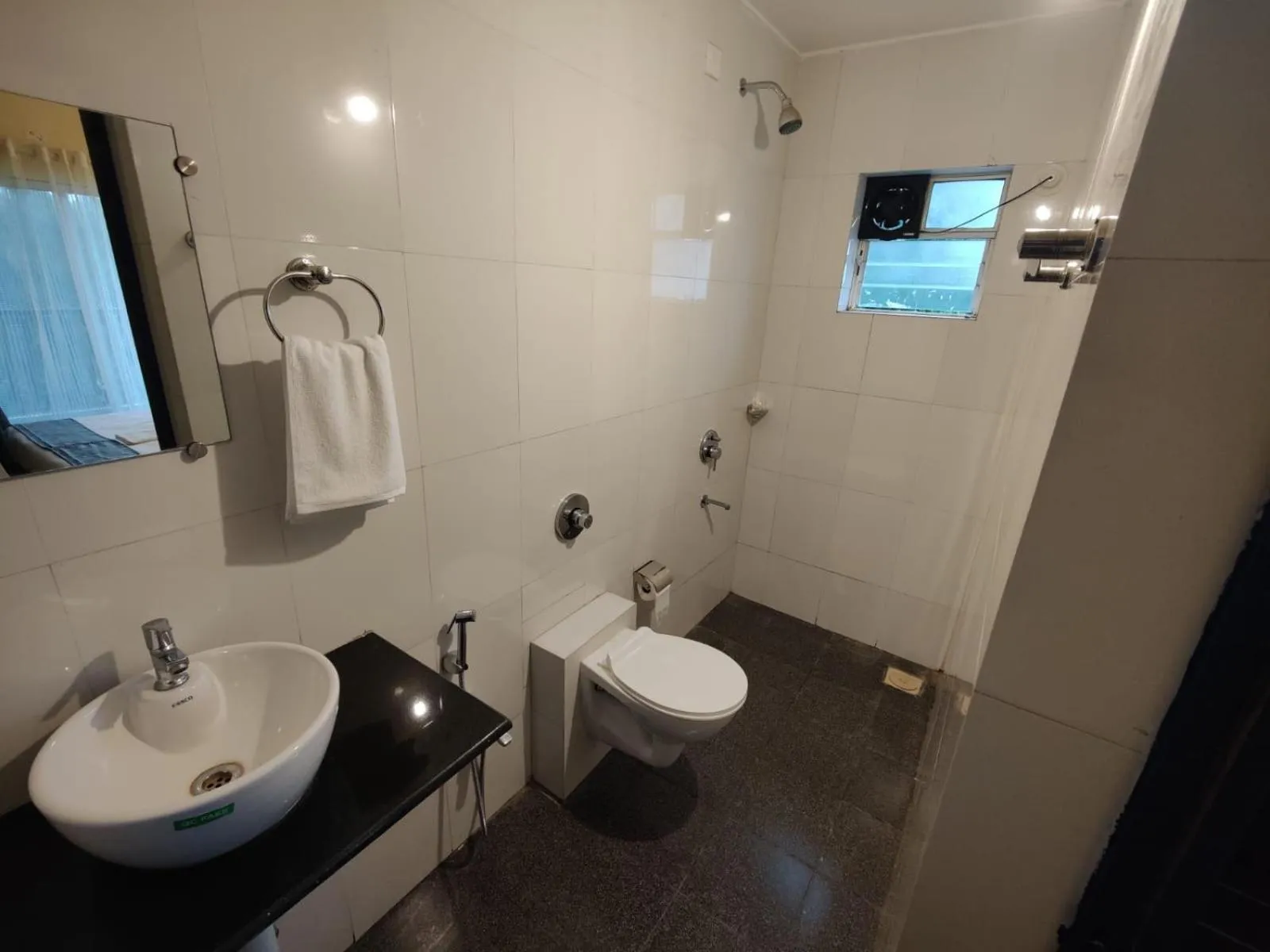 Bathroom in Blue Door