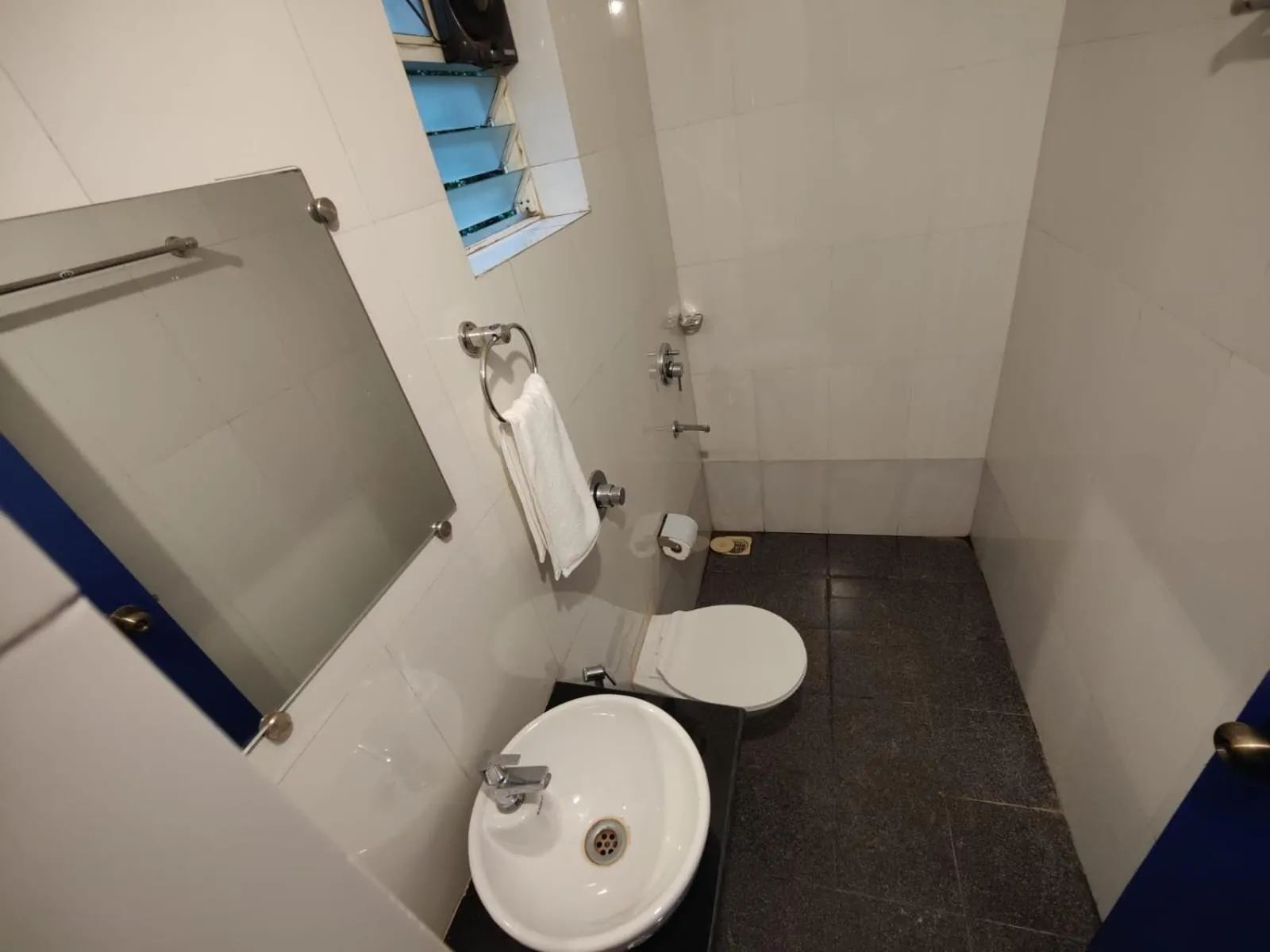 Bathroom in Blue Door