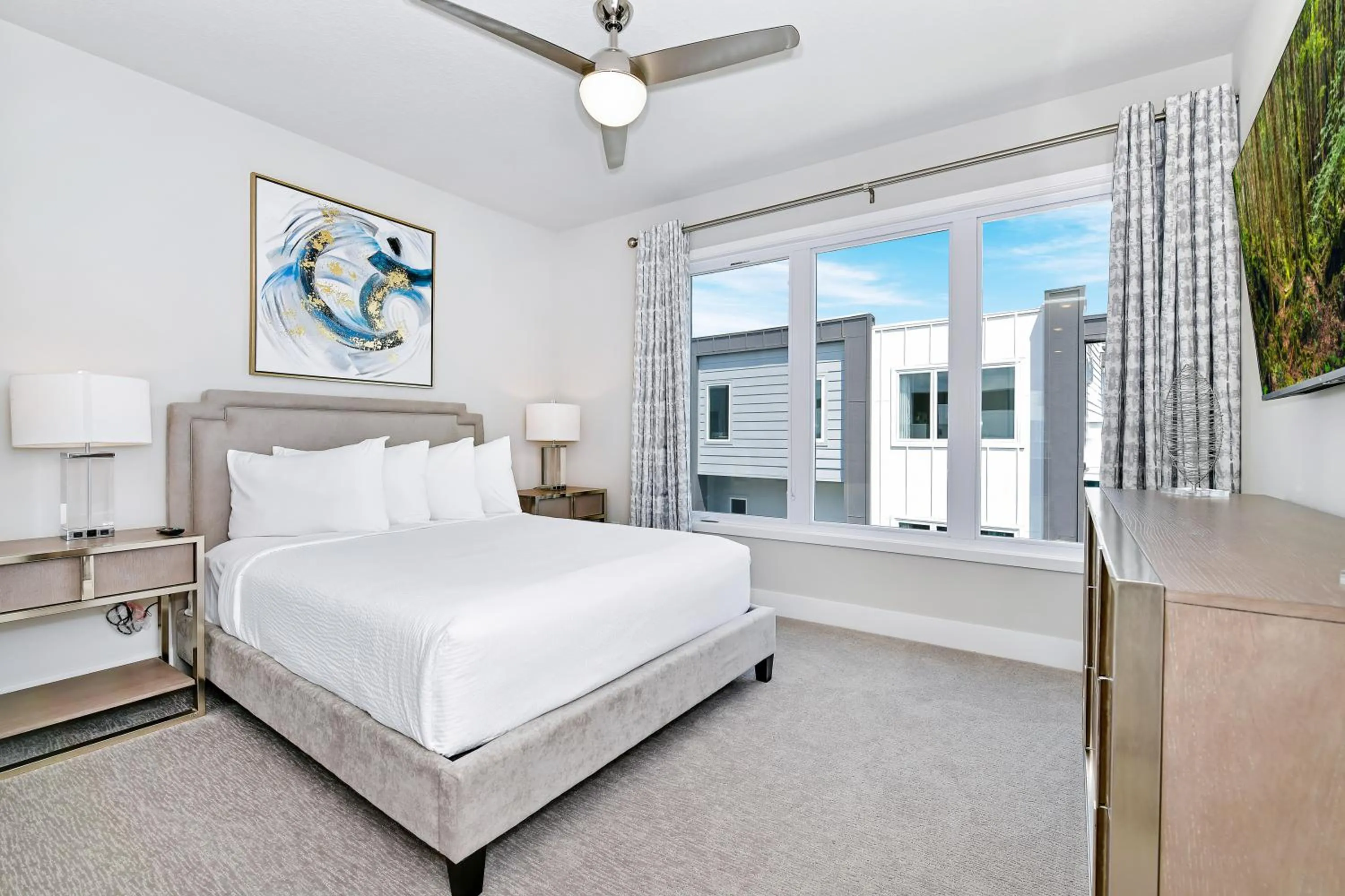 Bedroom, Bed in Spectrum Resort Villas Orlando and Waterparks