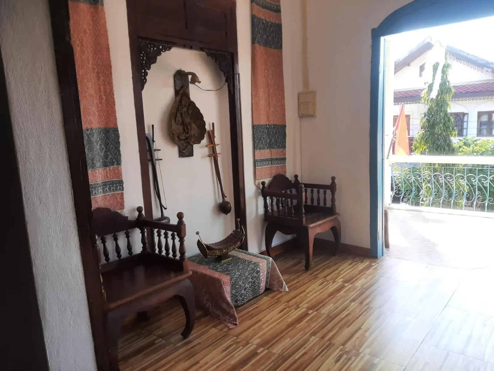 Seating area in Ban Channuane