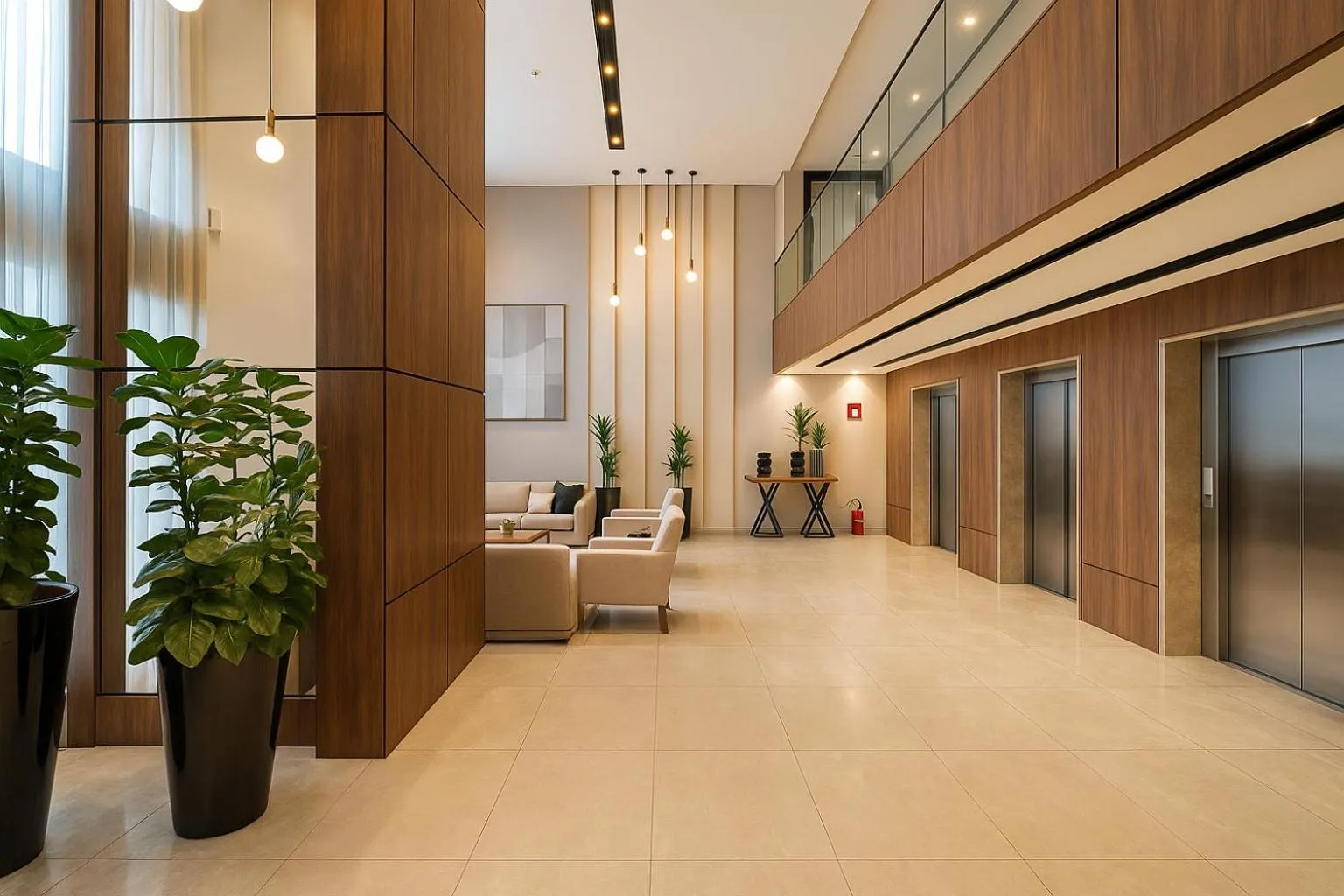 Seating area in Xtay Princess Curitiba