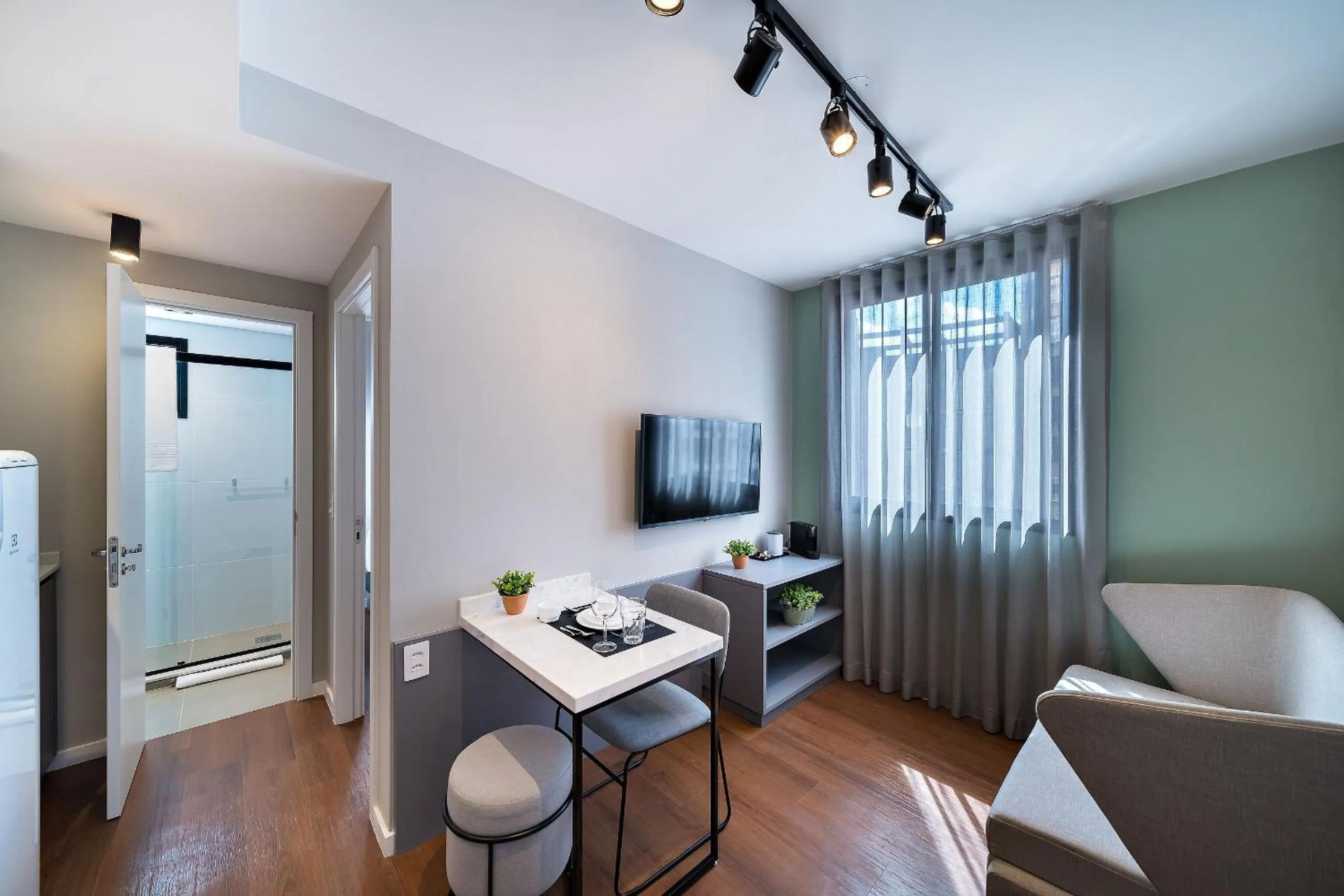 Living room in Xtay Princess Curitiba