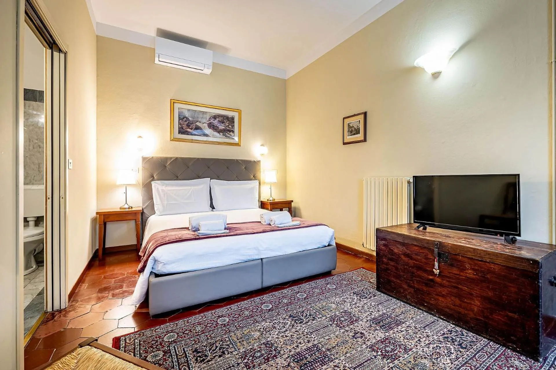 Bedroom, Bed in Bellevue House Affittacamere