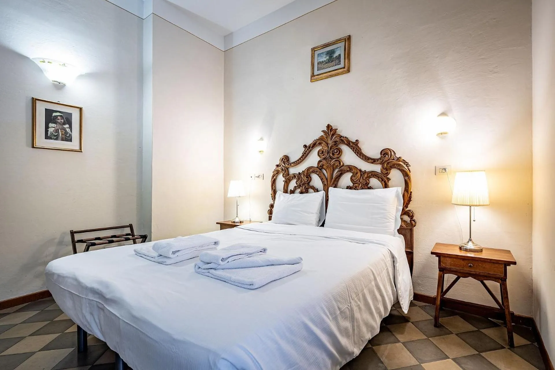 Bedroom, Bed in Bellevue House Affittacamere