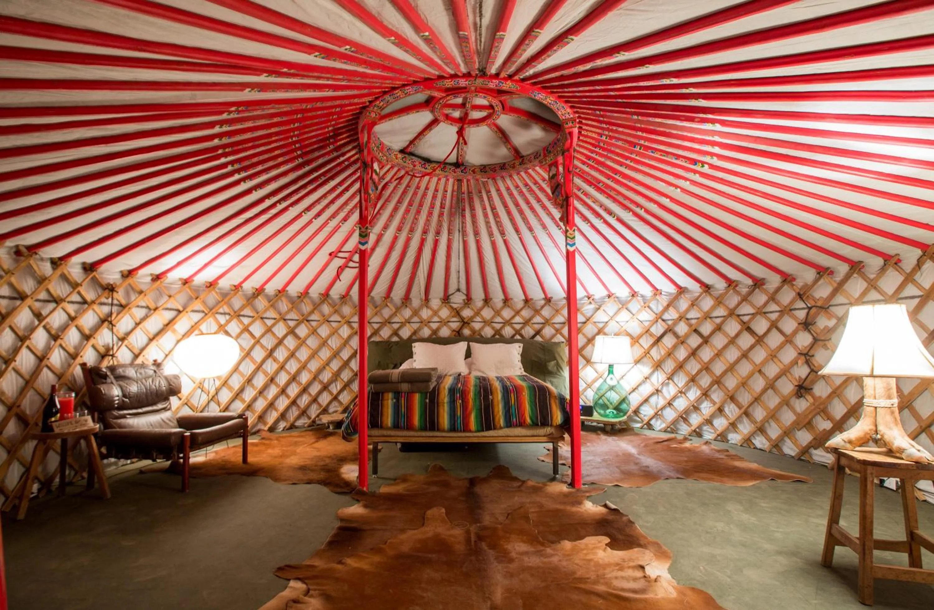 Bed in El Cosmico