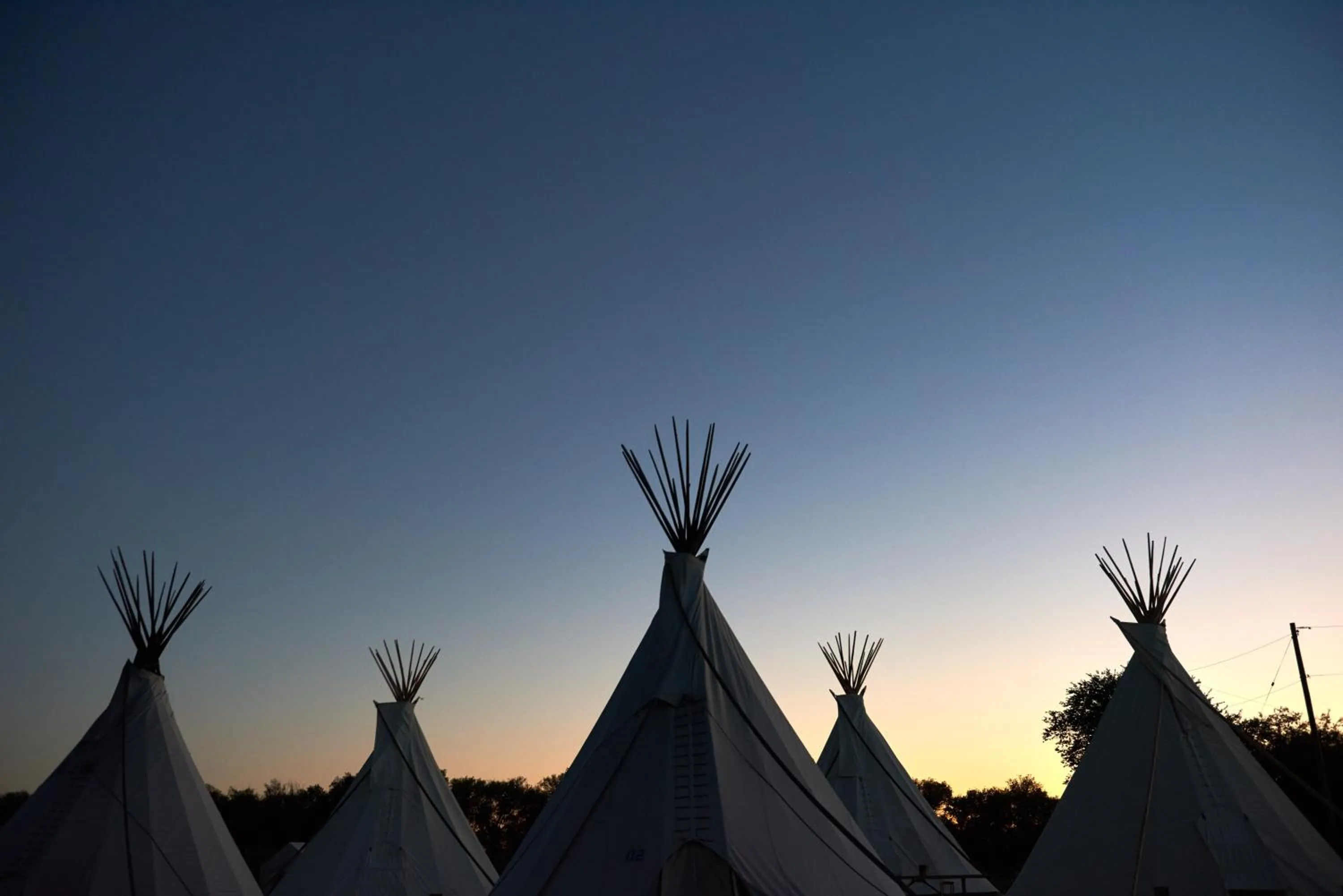 Sunset in El Cosmico