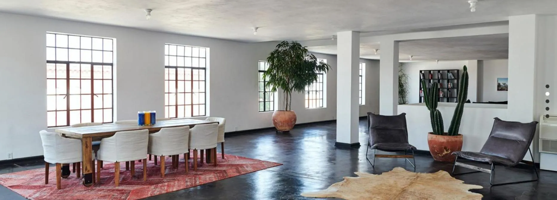 Seating area in El Cosmico