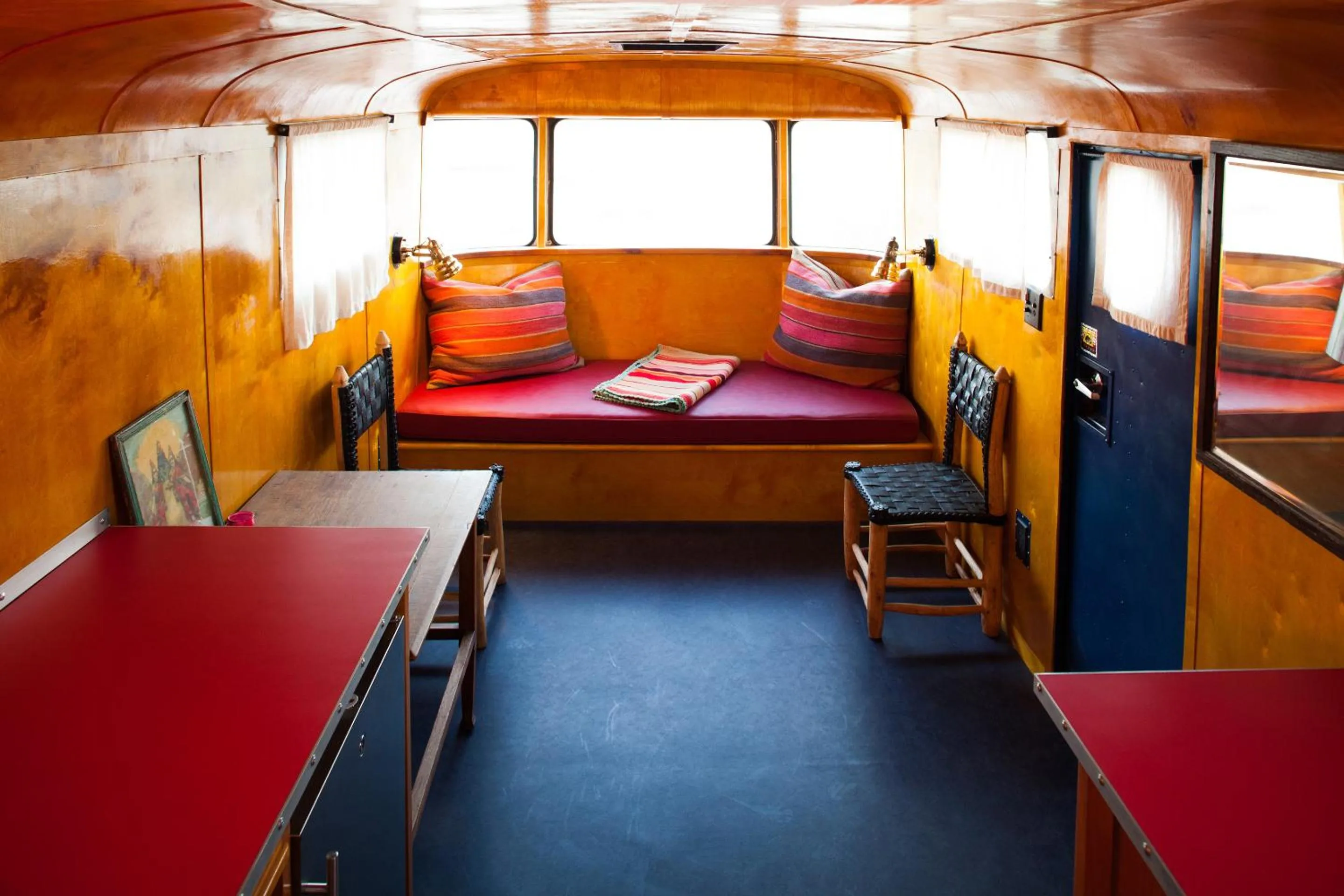 Living room in El Cosmico