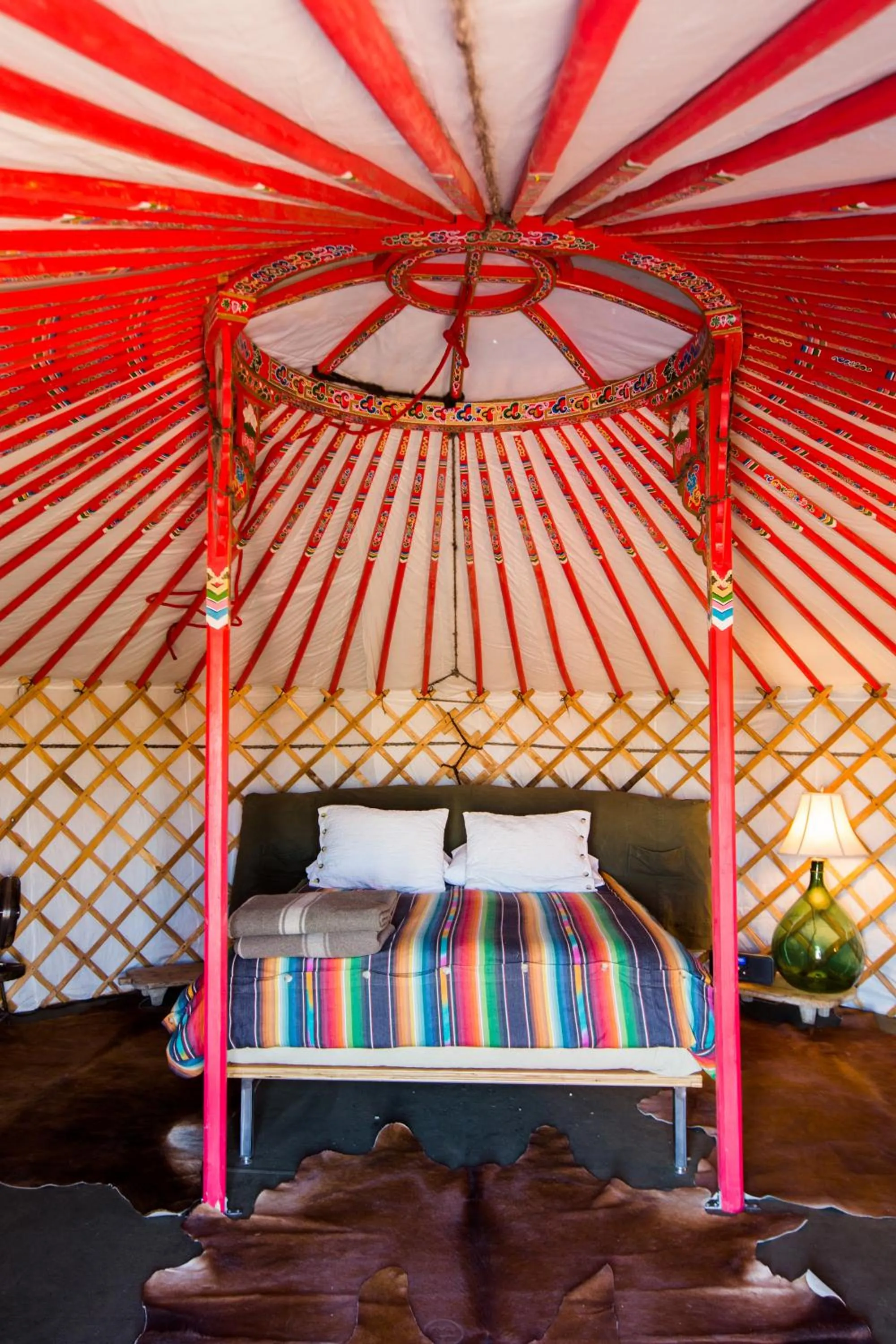 Bed in El Cosmico