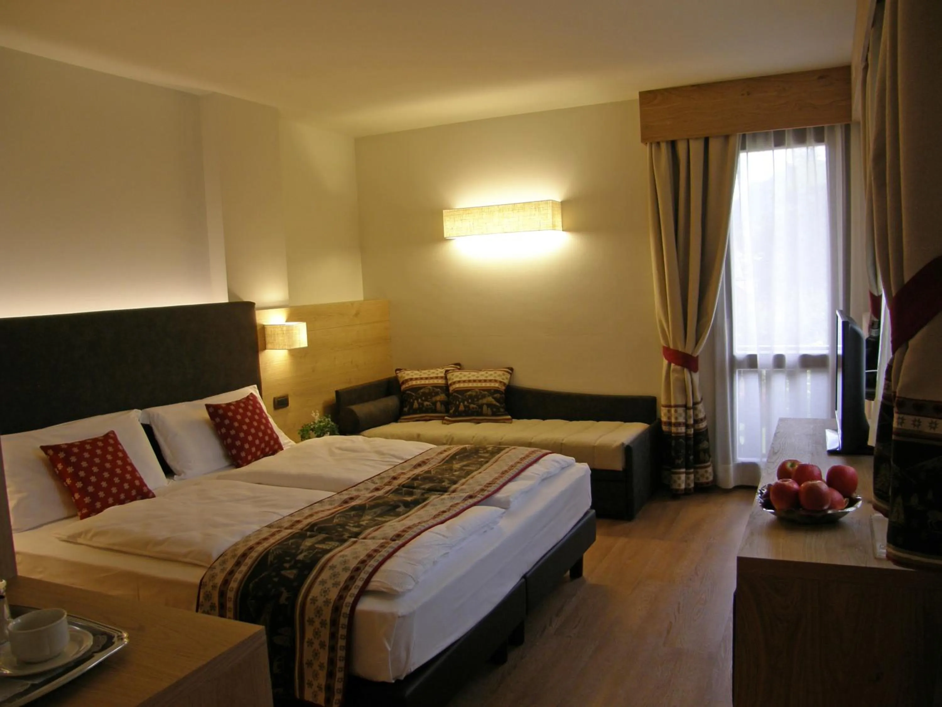 Bed in Parkhotel Ladinia