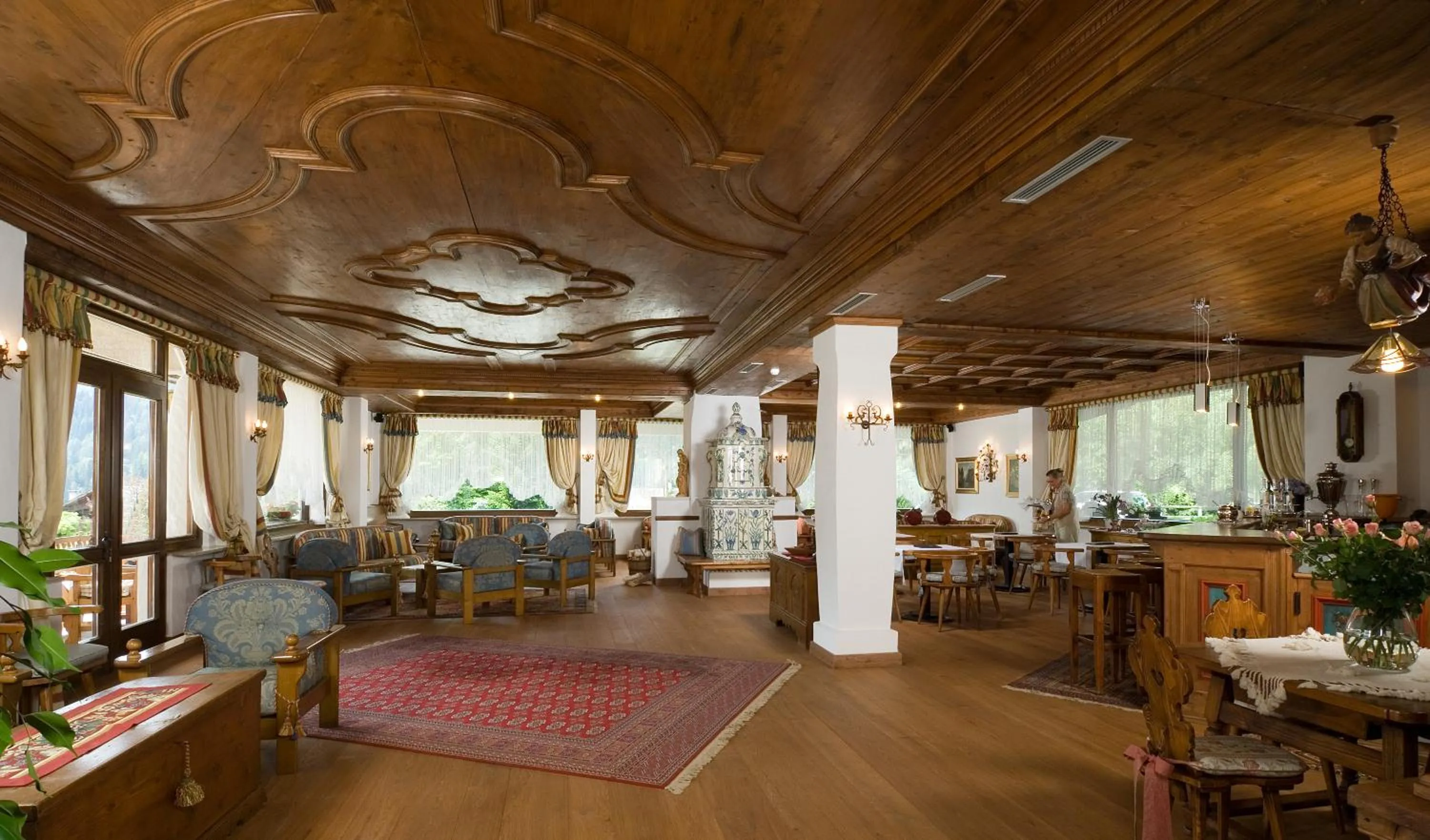 Lounge or bar in Parkhotel Ladinia