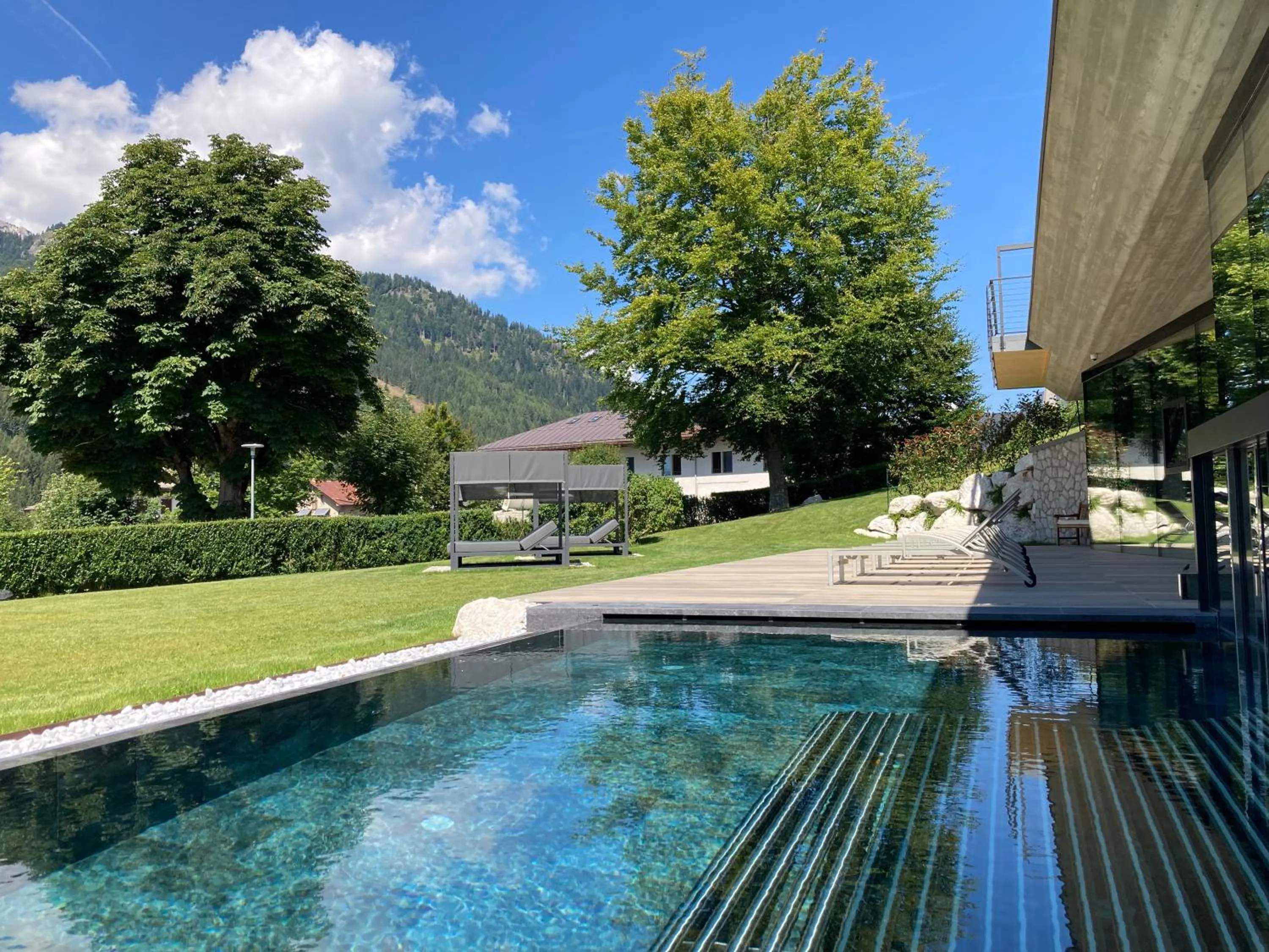 Swimming pool in Parkhotel Ladinia