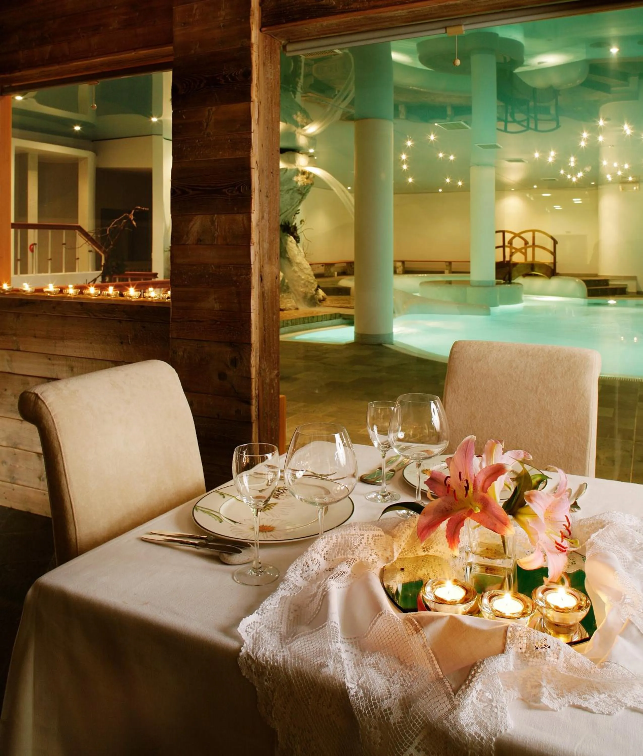 Restaurant/places to eat in Parkhotel Ladinia