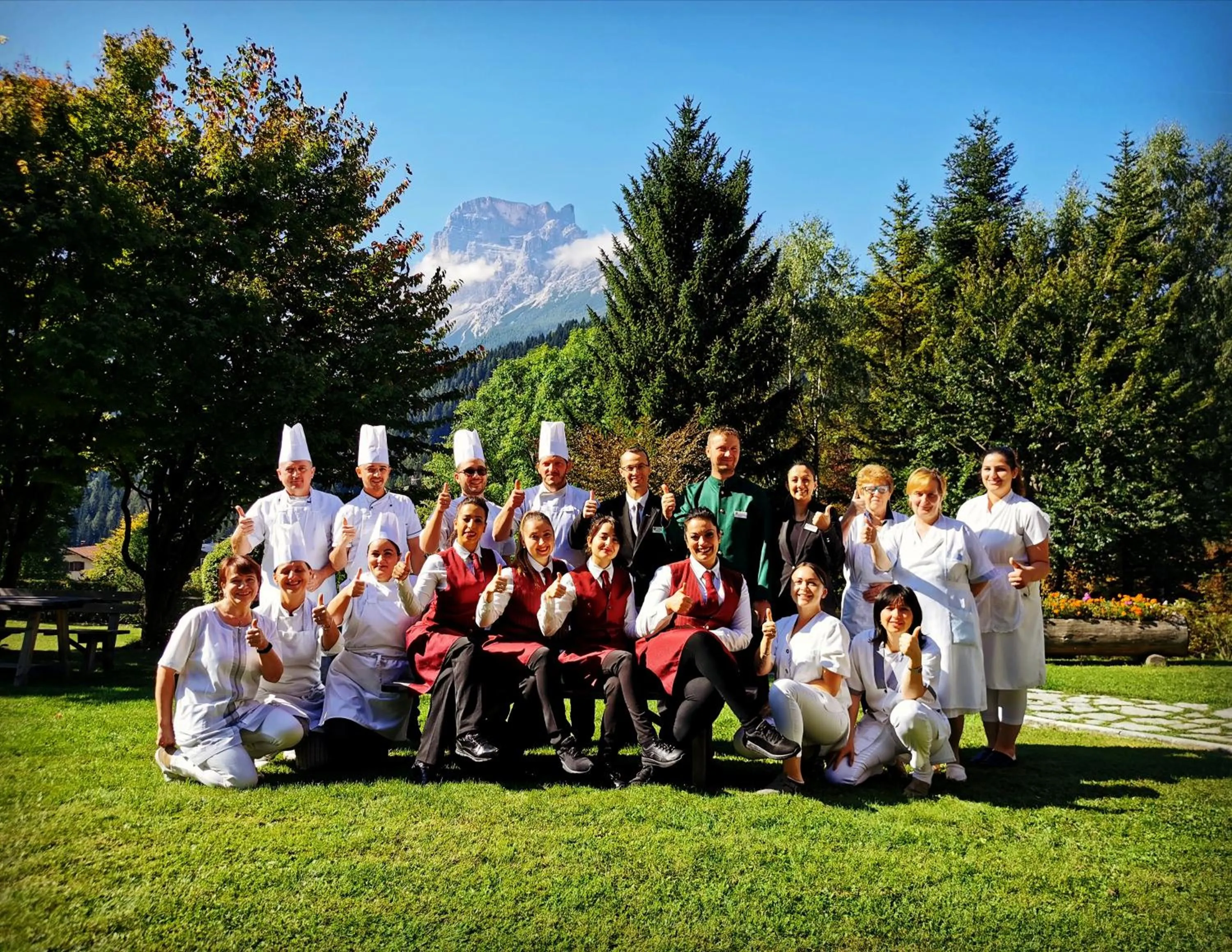 Staff in Parkhotel Ladinia