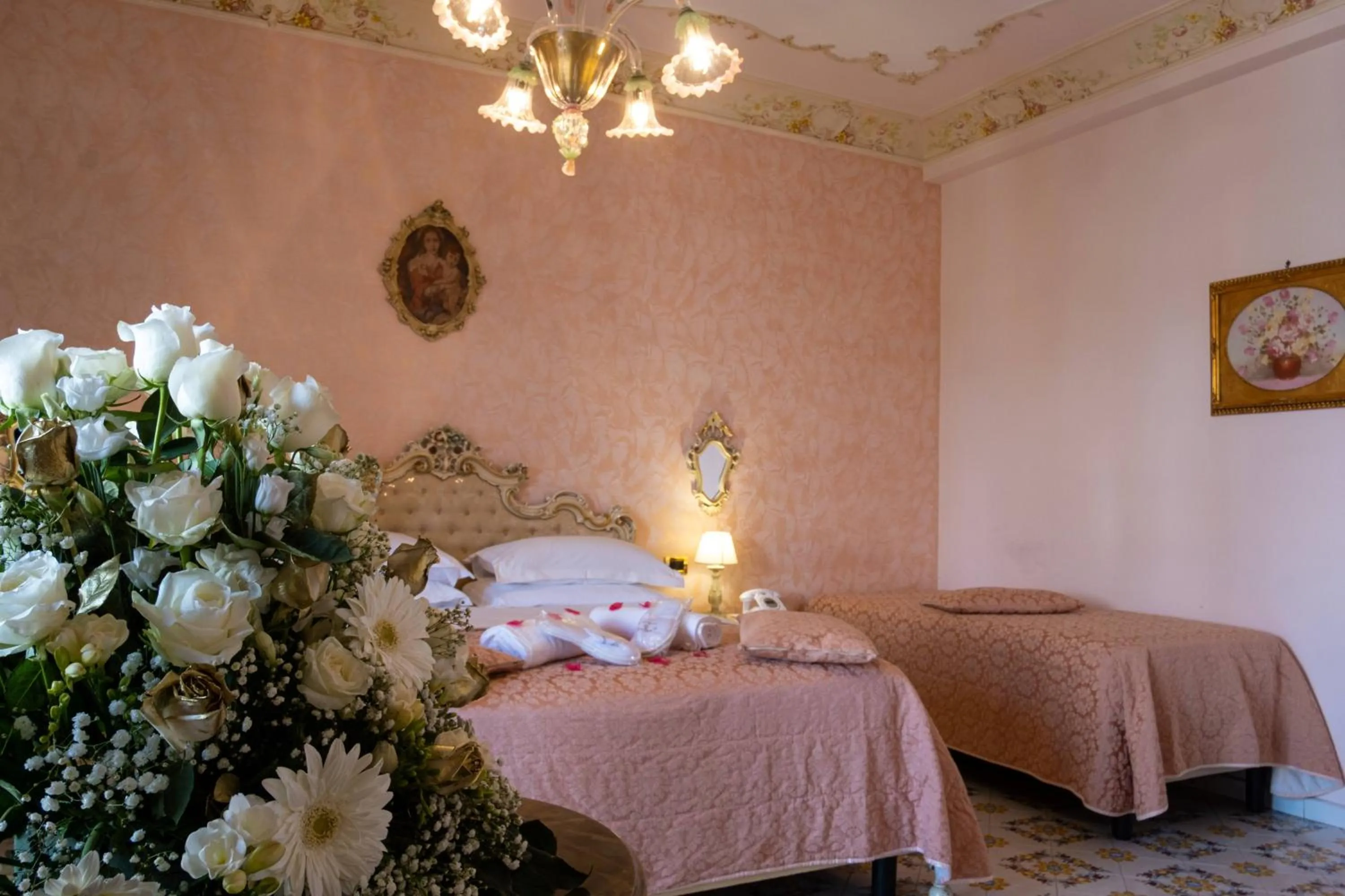 Bed in Grand Hotel La Sonrisa