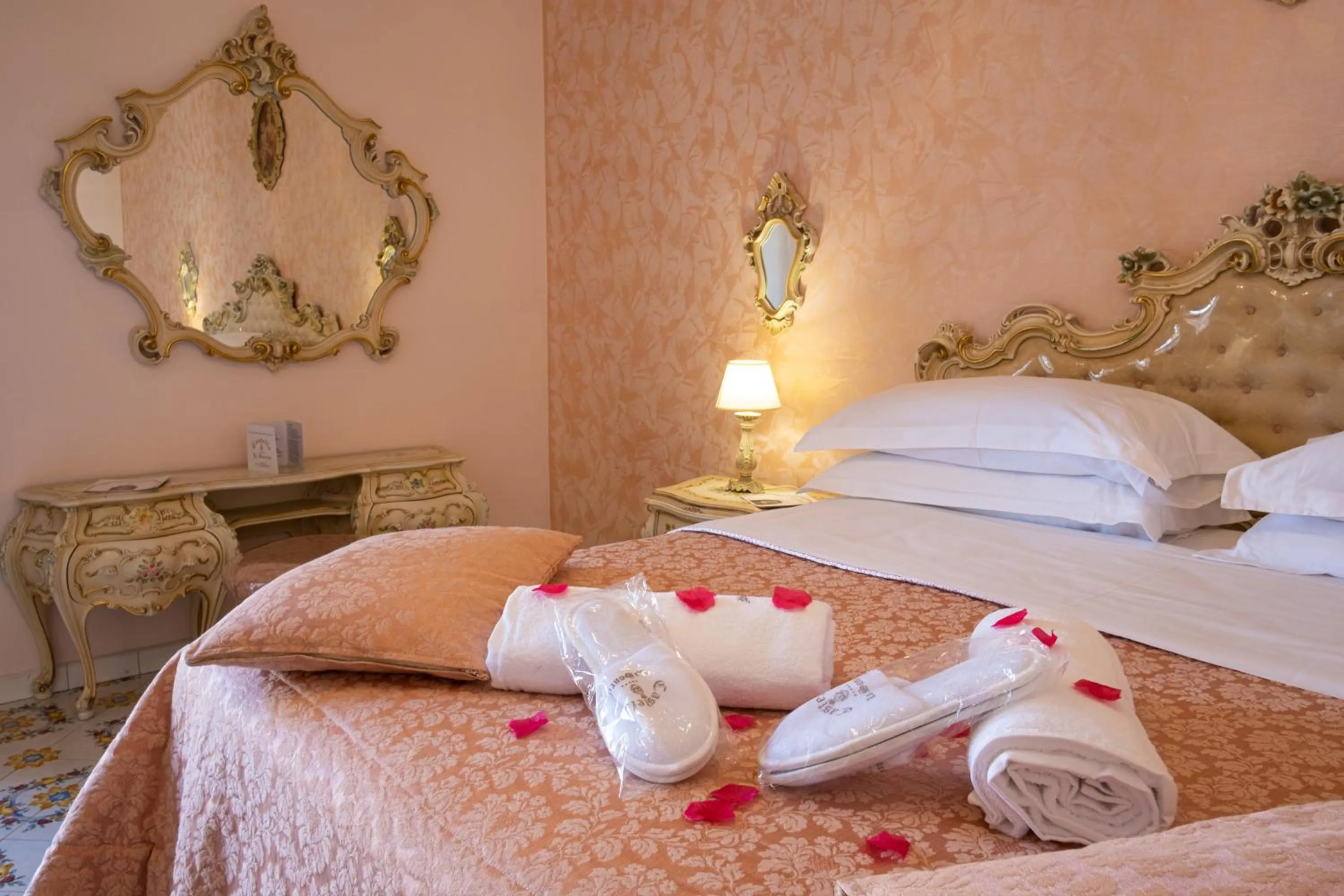 Bed in Grand Hotel La Sonrisa