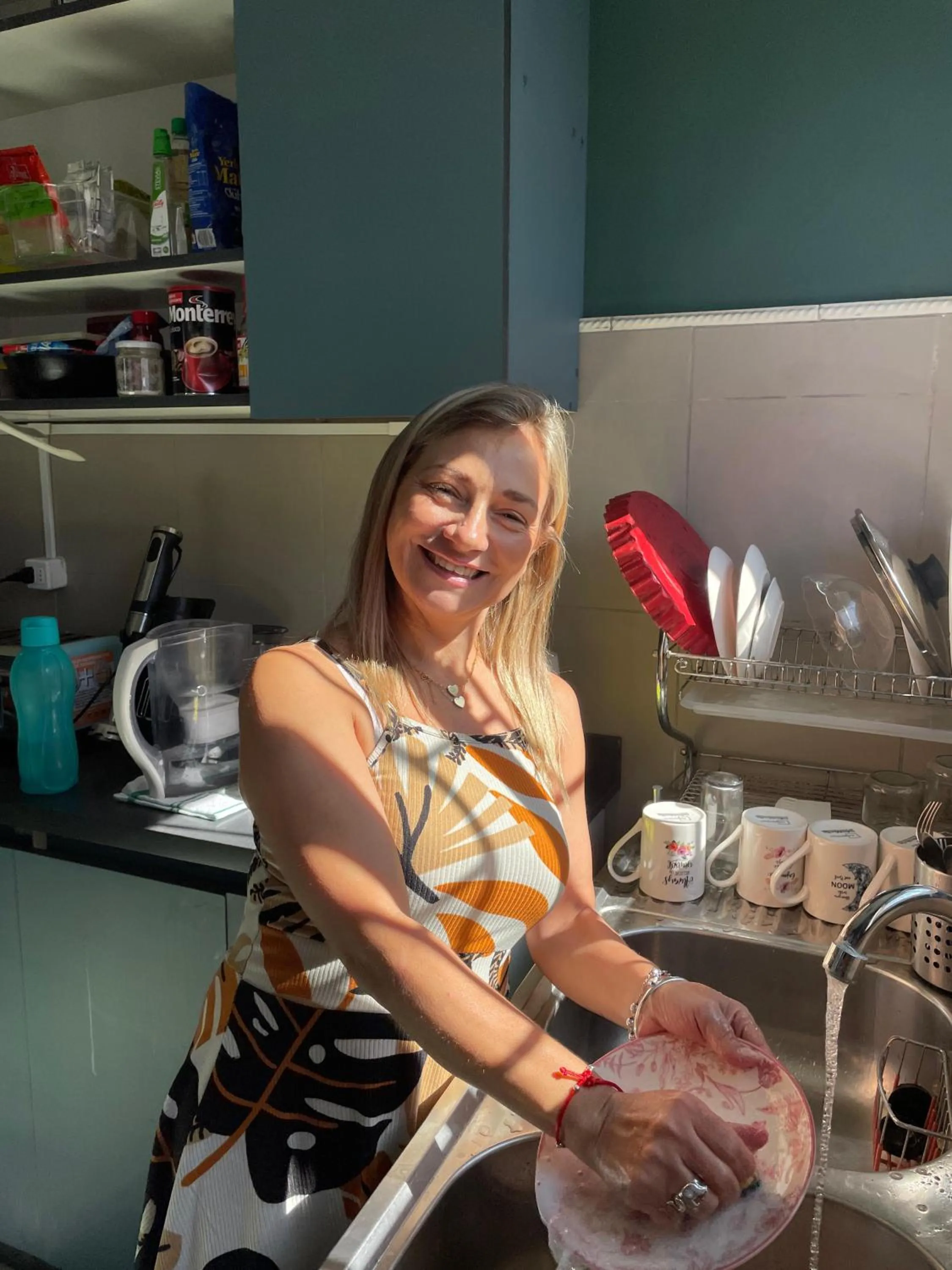 Communal kitchen in TQCaleta Providencia Barrio Italia