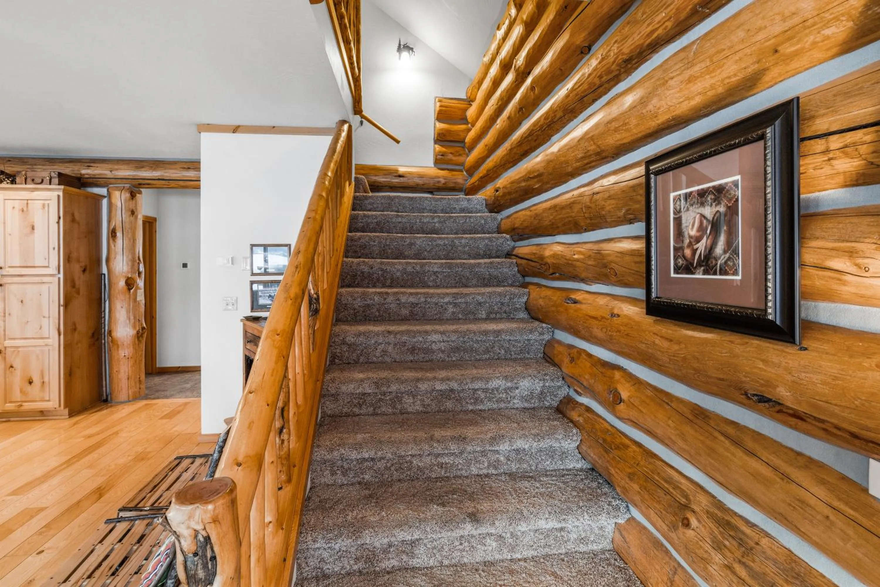Living room in King's Cabin