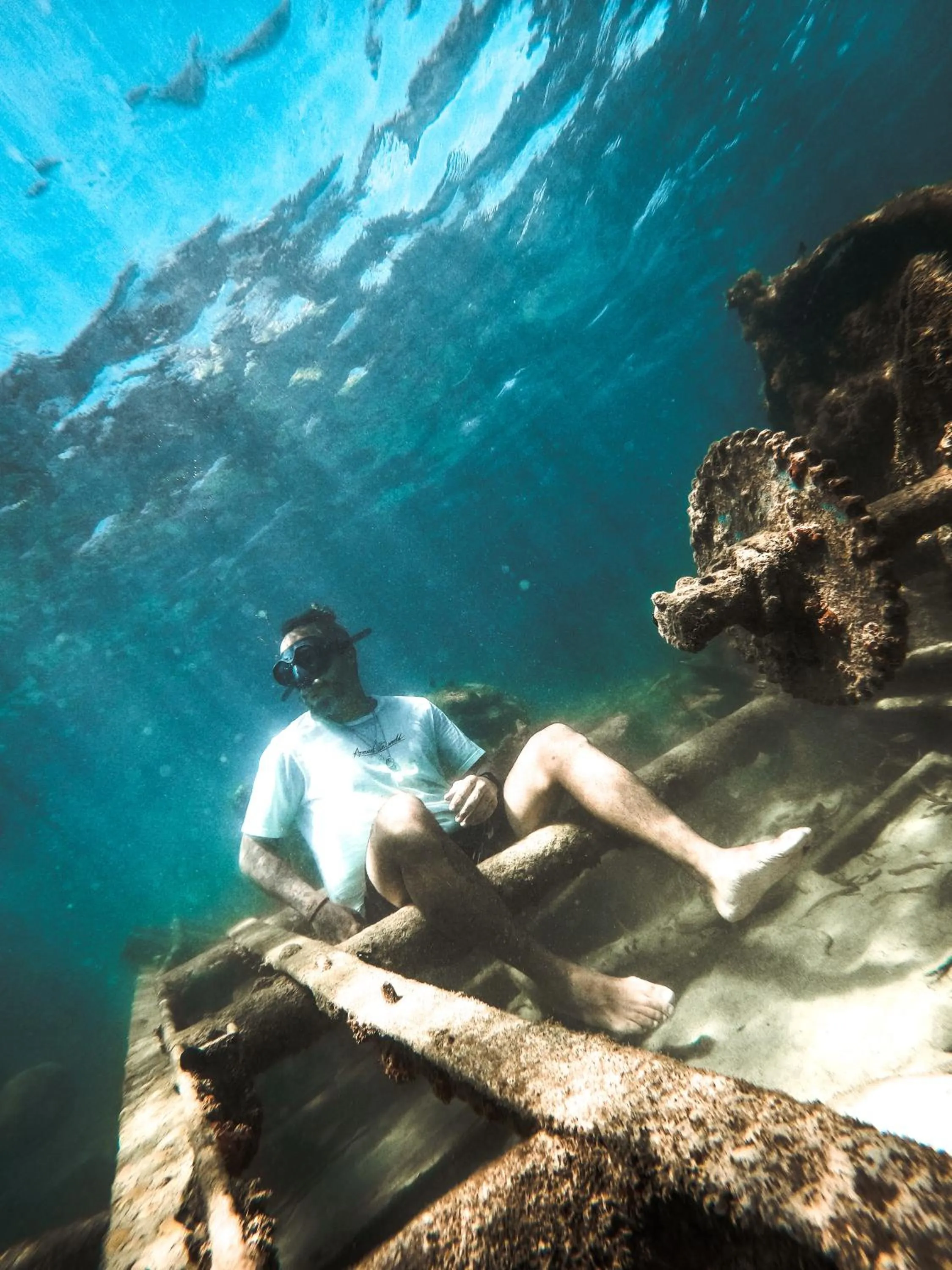 Natural landscape in La Playita Isla Fuerte
