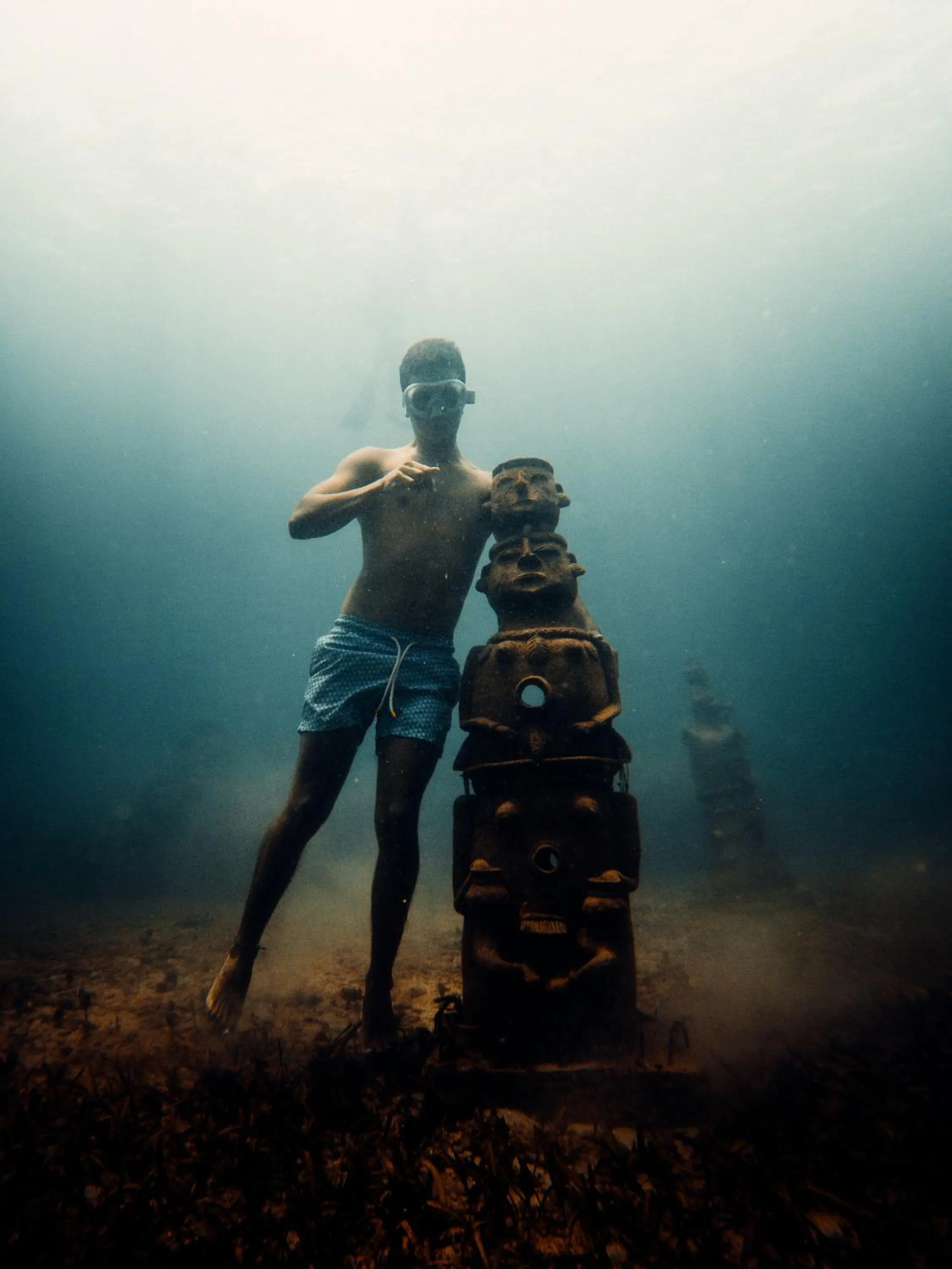 Natural landscape in La Playita Isla Fuerte