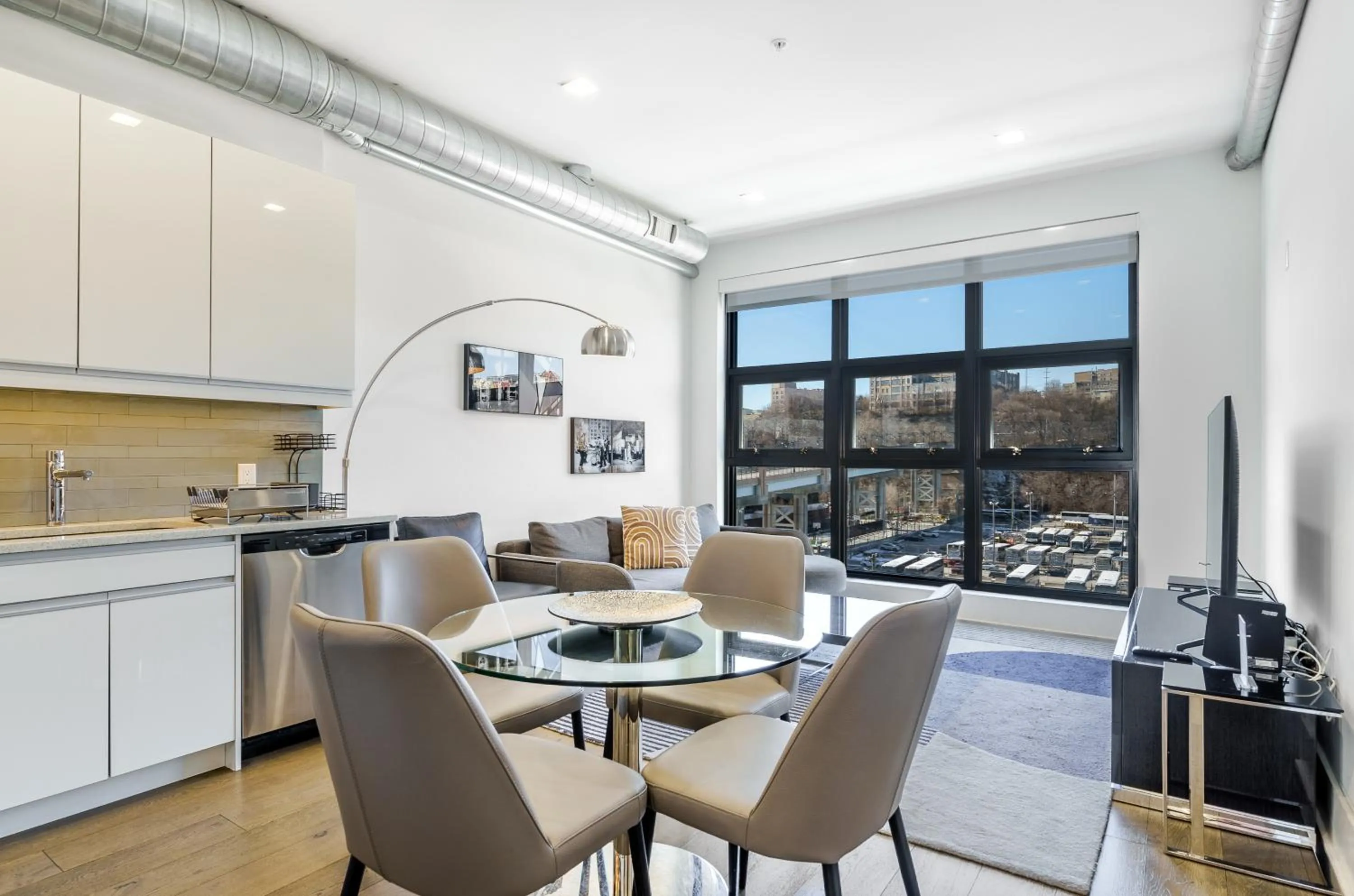 Living room in Dharma Home Suites Hoboken