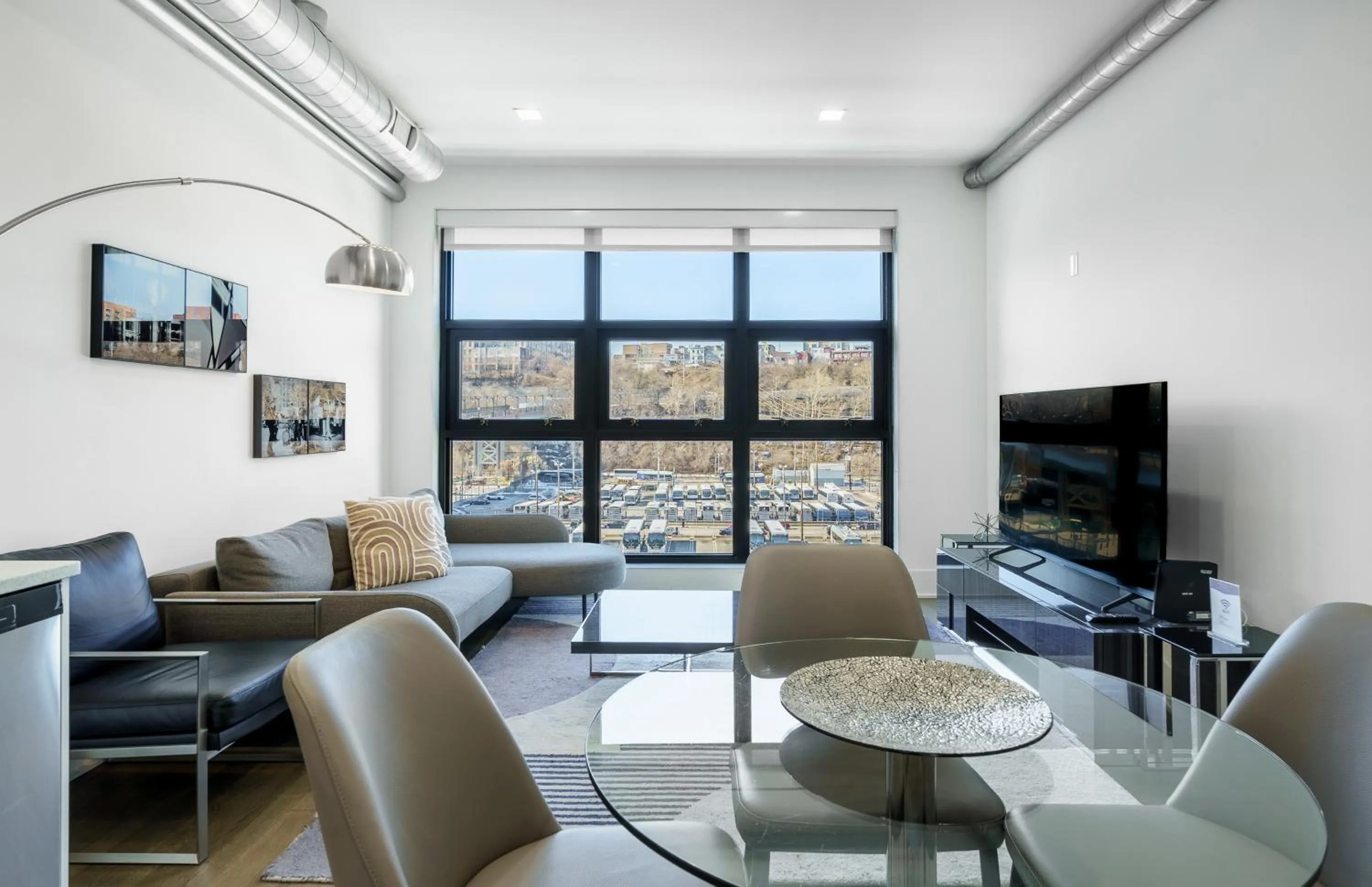 Living room in Dharma Home Suites Hoboken