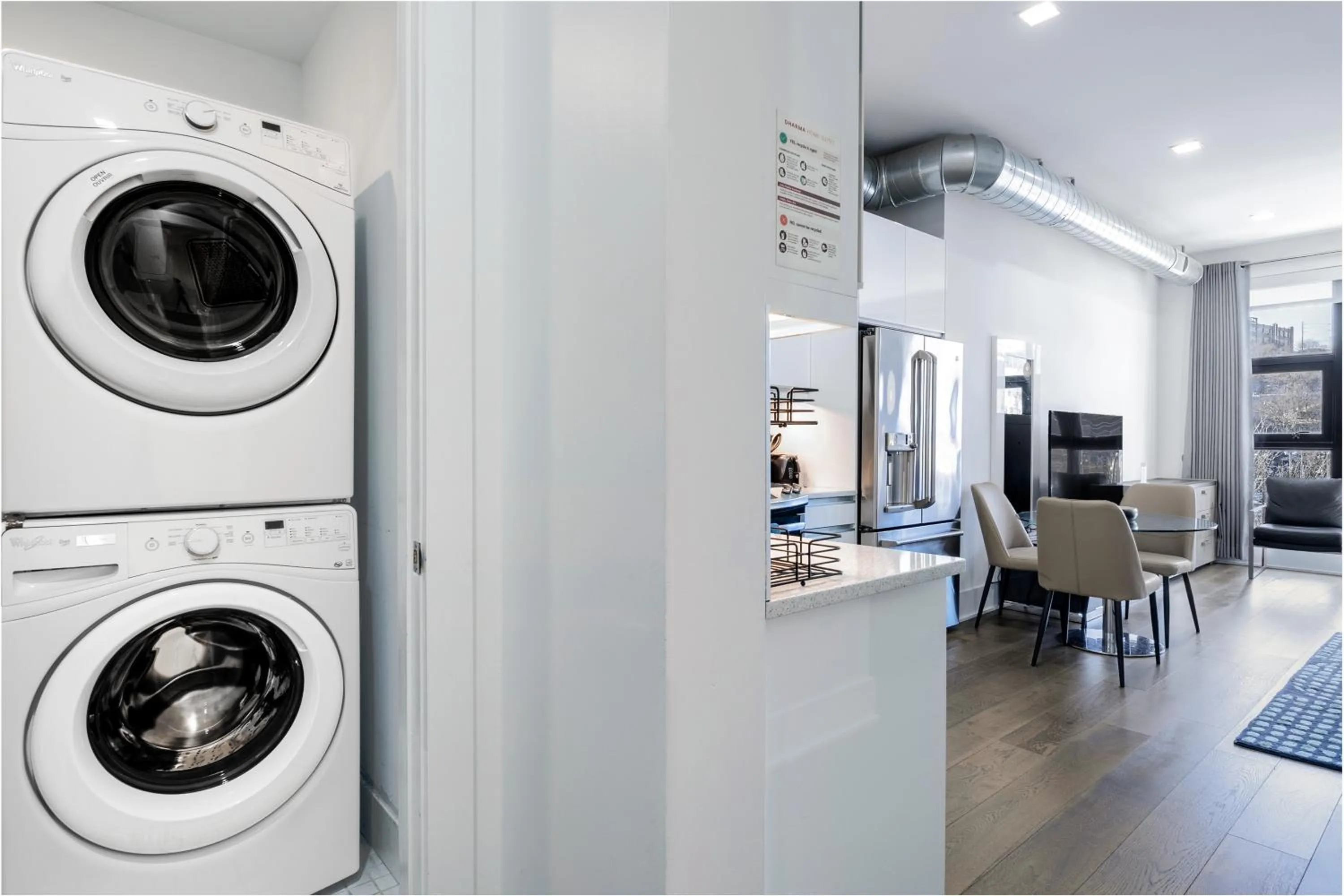 laundry in Dharma Home Suites Hoboken