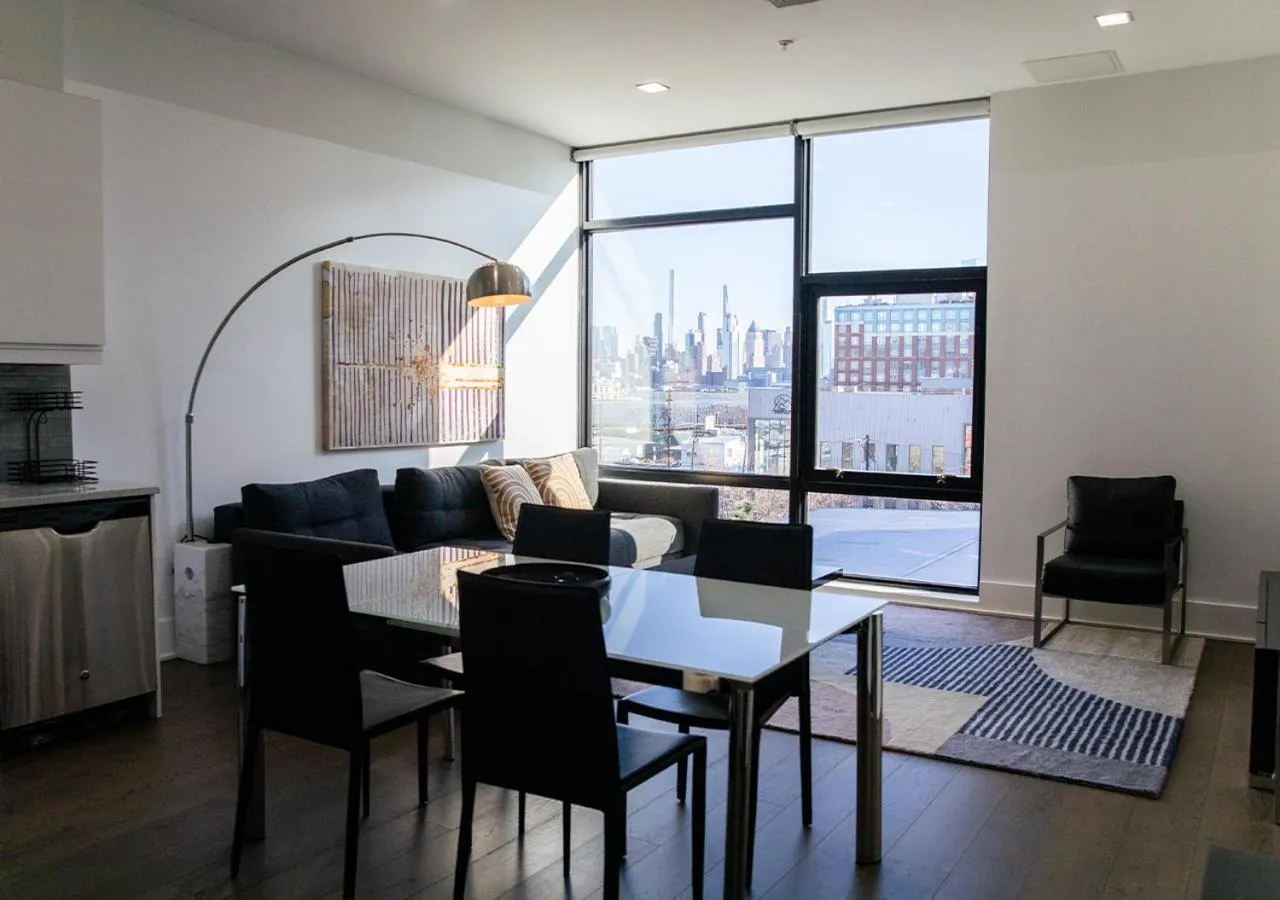 Living room in Dharma Home Suites Hoboken