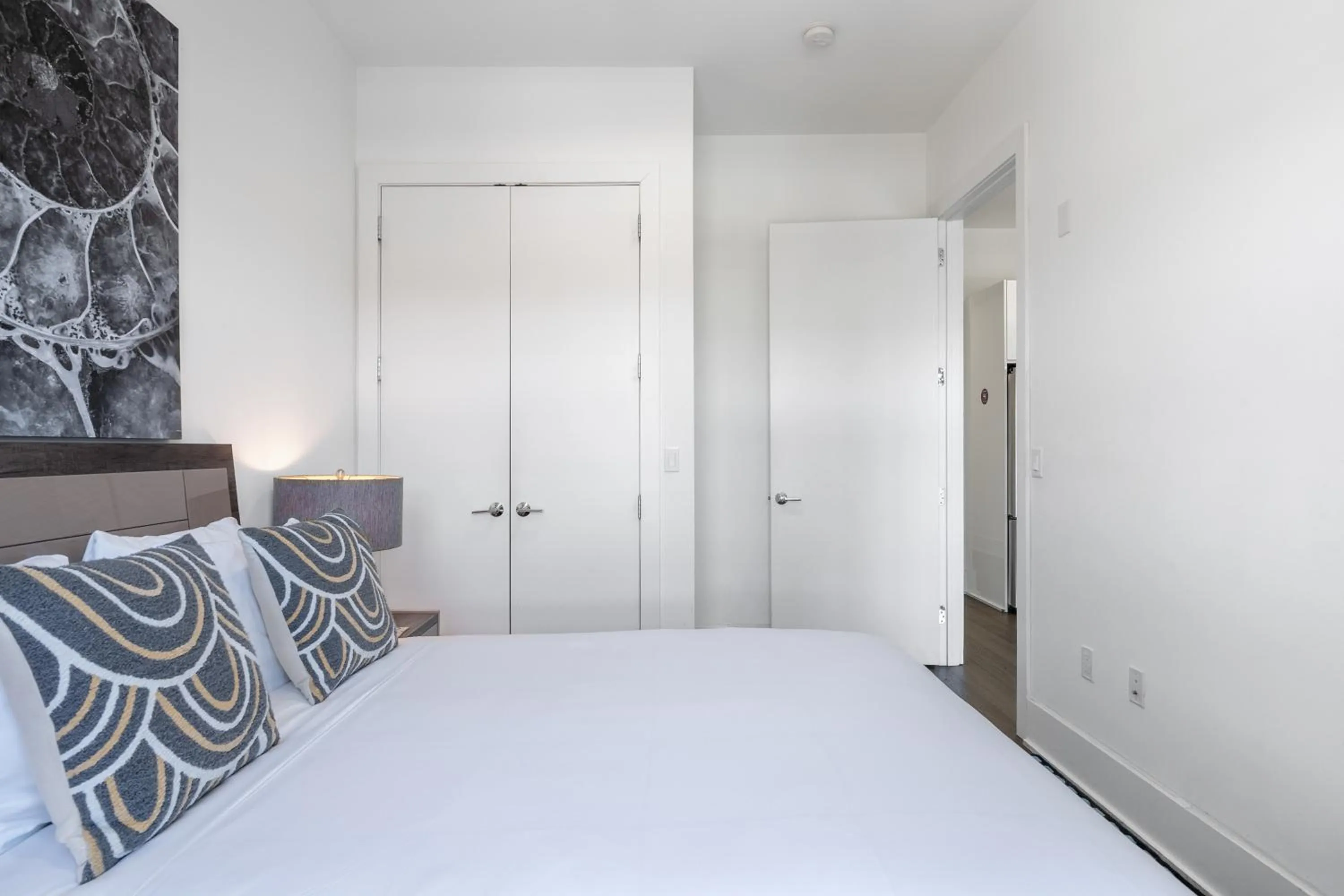 Bedroom, Bed in Dharma Home Suites Hoboken